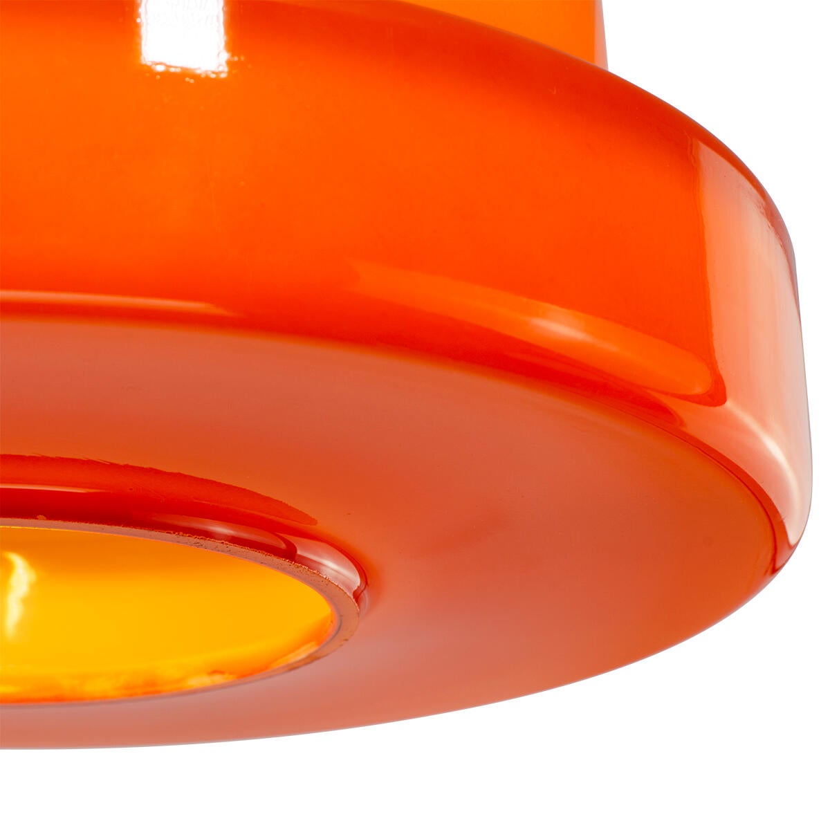 Suspension Foza verre, orange, Diam.27.5 cm, E27 - 4