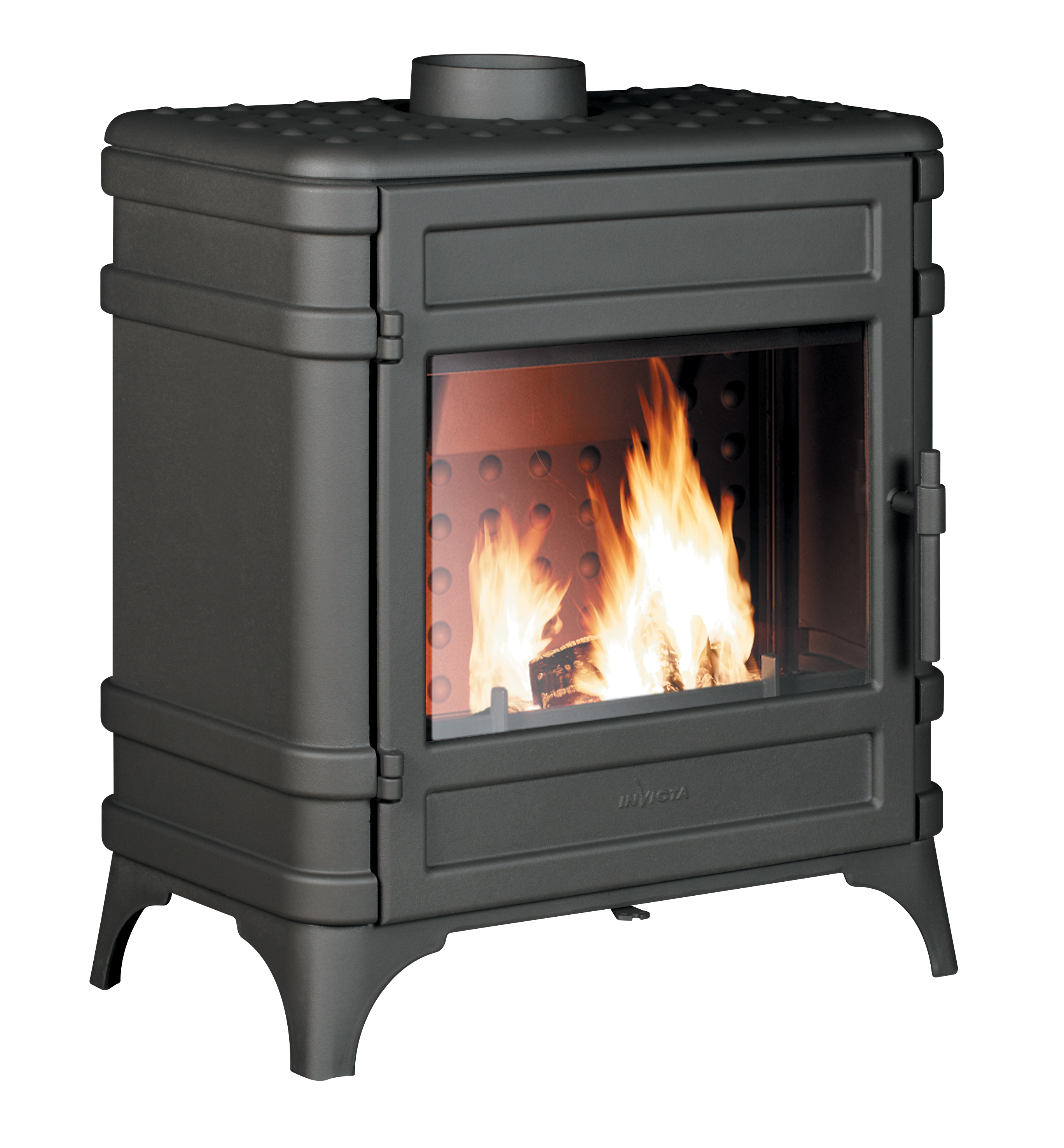 Piec kominkowy wolnostojący żeliwny Siam 12 KW INVICTA