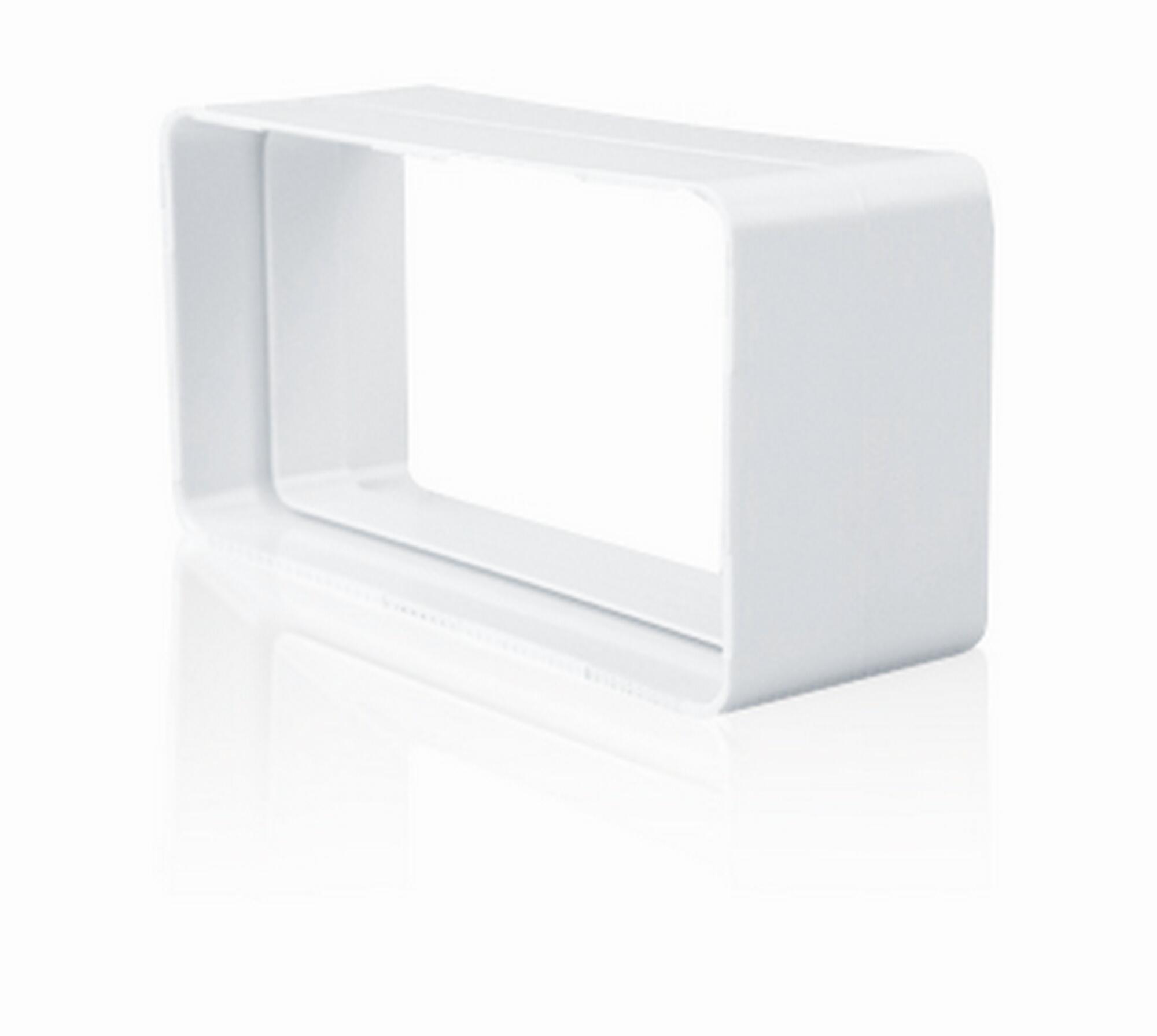 Empalme rectangular 100 mm 180x90