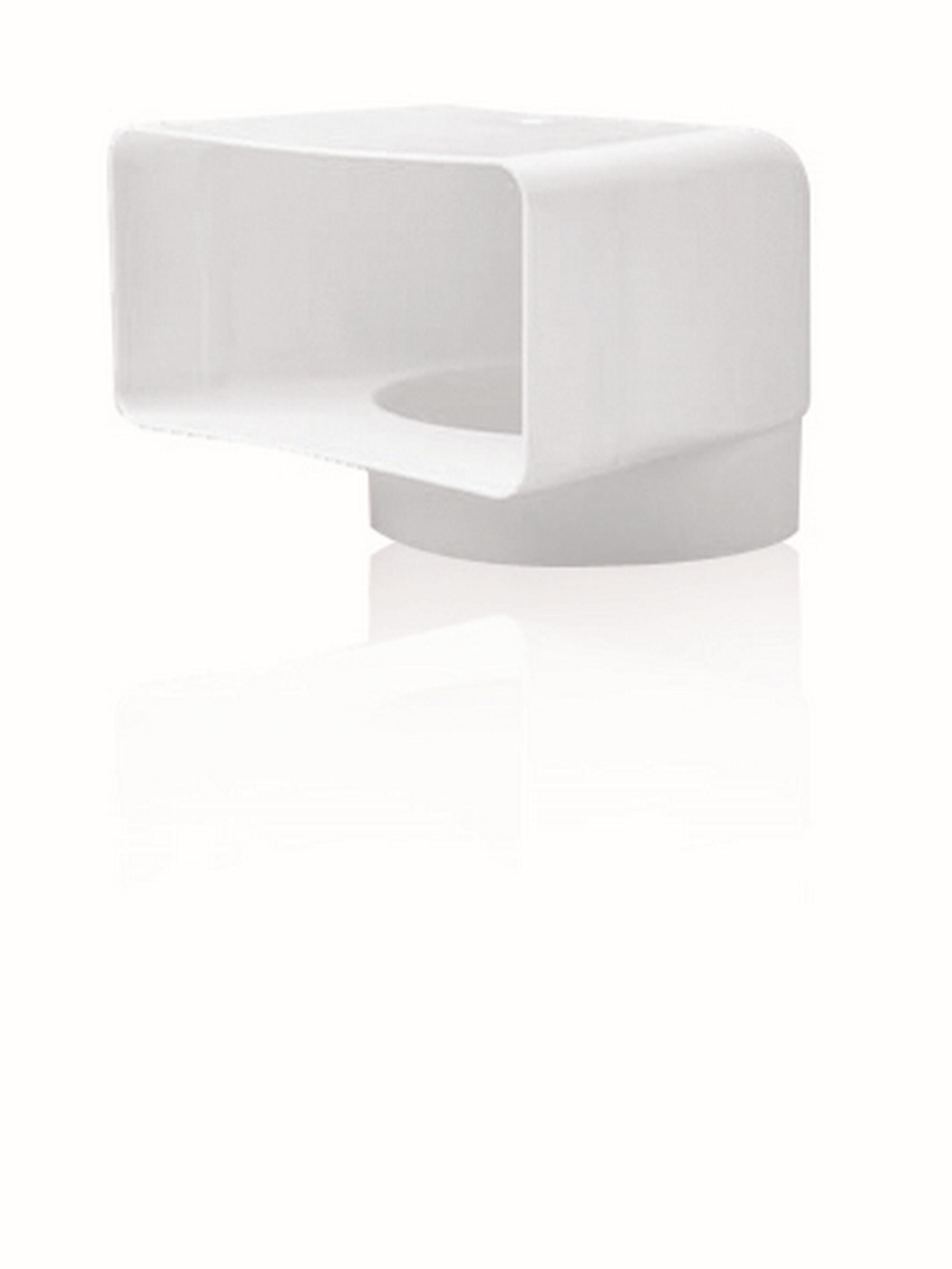 Codo vertical mixto 90 180x90 150 mm