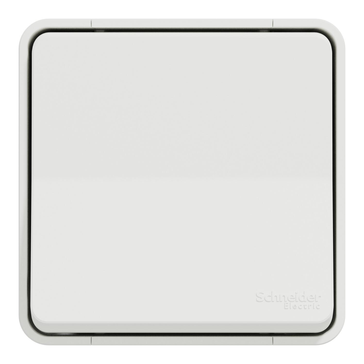 Lot 3 prises avec terre et 1 interrupteur Mureva Styl, SCHNEIDER ELECTRIC, blanc - 8