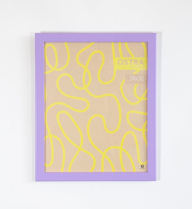 Cadre Ostra, H.30 x l.24 cm violet, ARIANE