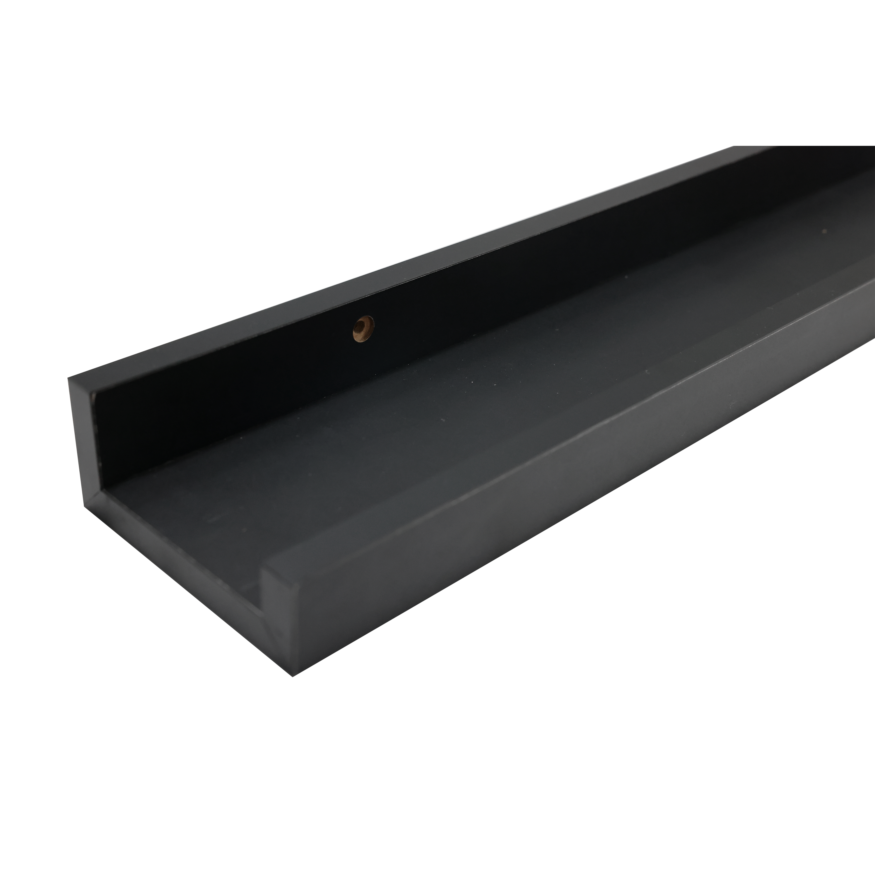 Mensola a muro SPACEO a u in mdf L 60 x P 10 cm nero - 7