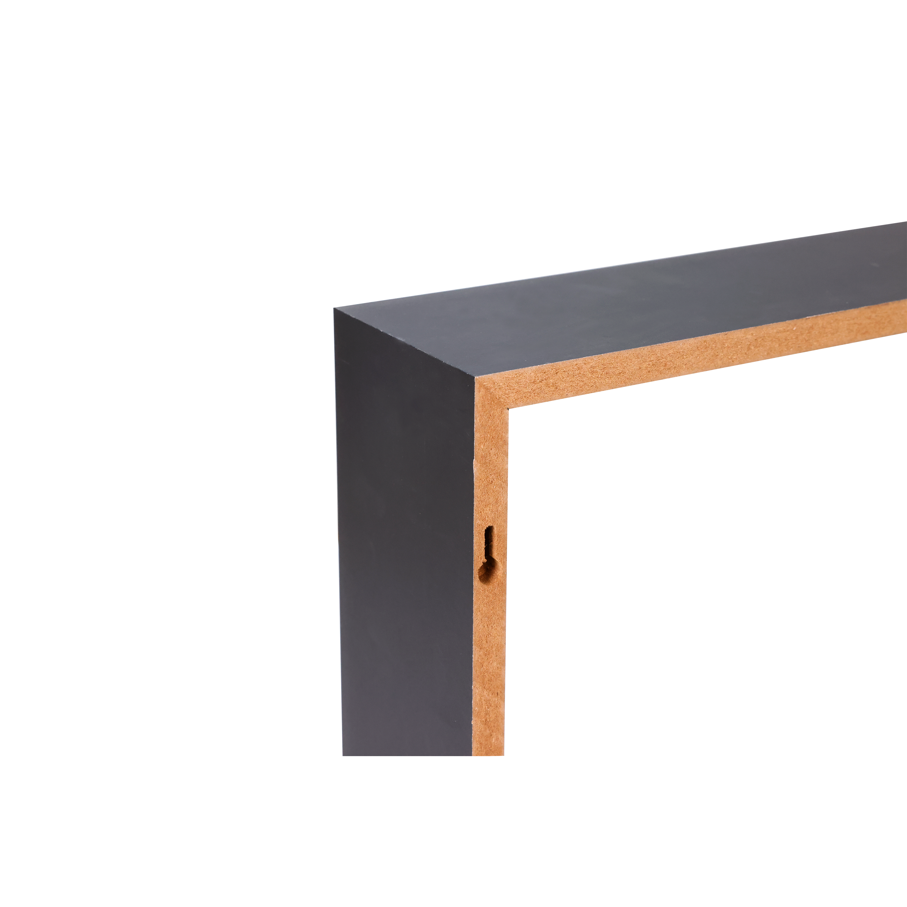 Lot de 3 étagères cube noire SPACEO, H.30 x L.30 cm x P.9.7 cm, Ep.1.2 cm - 8