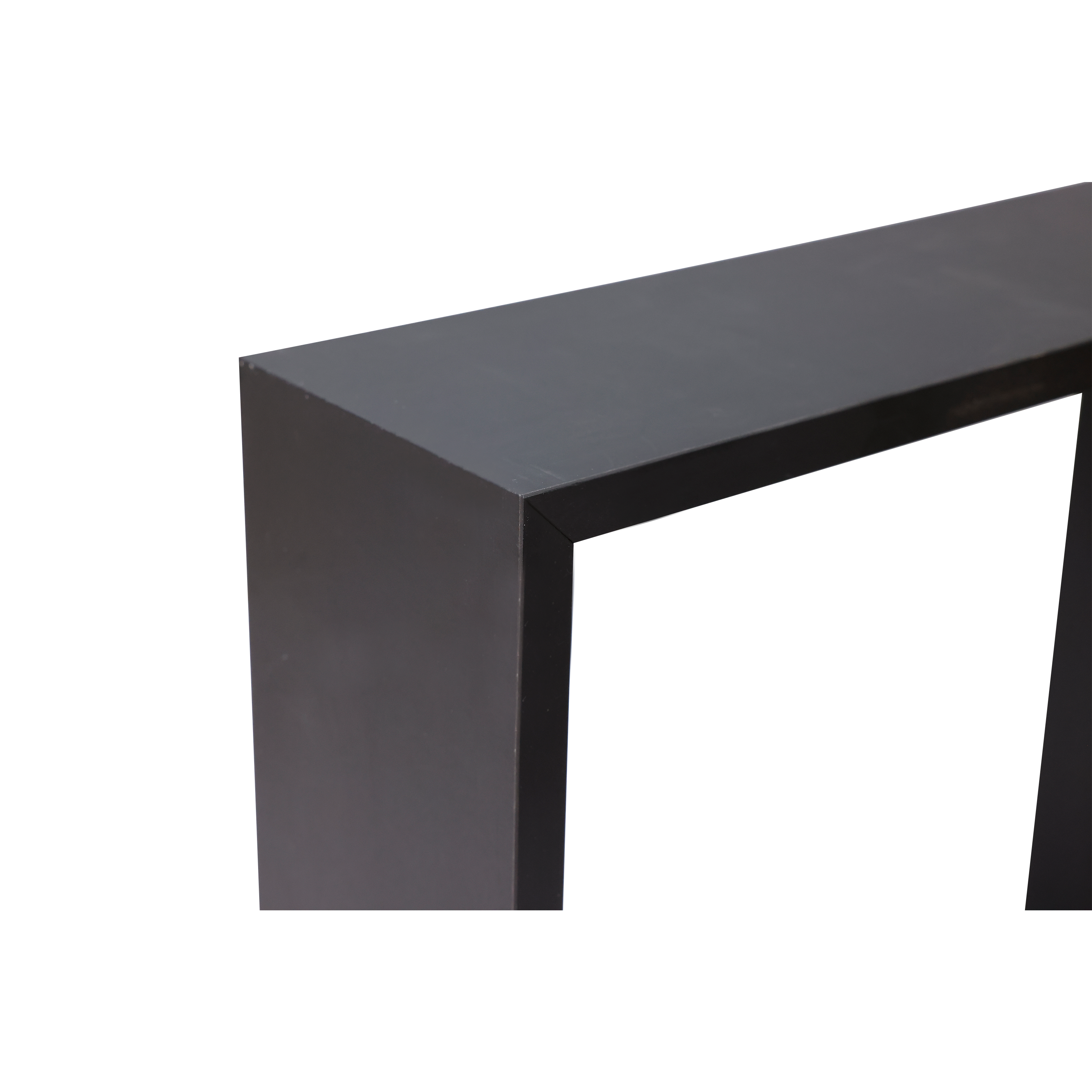 Lot de 3 étagères cube noire SPACEO, H.30 x L.30 cm x P.9.7 cm, Ep.1.2 cm - 9