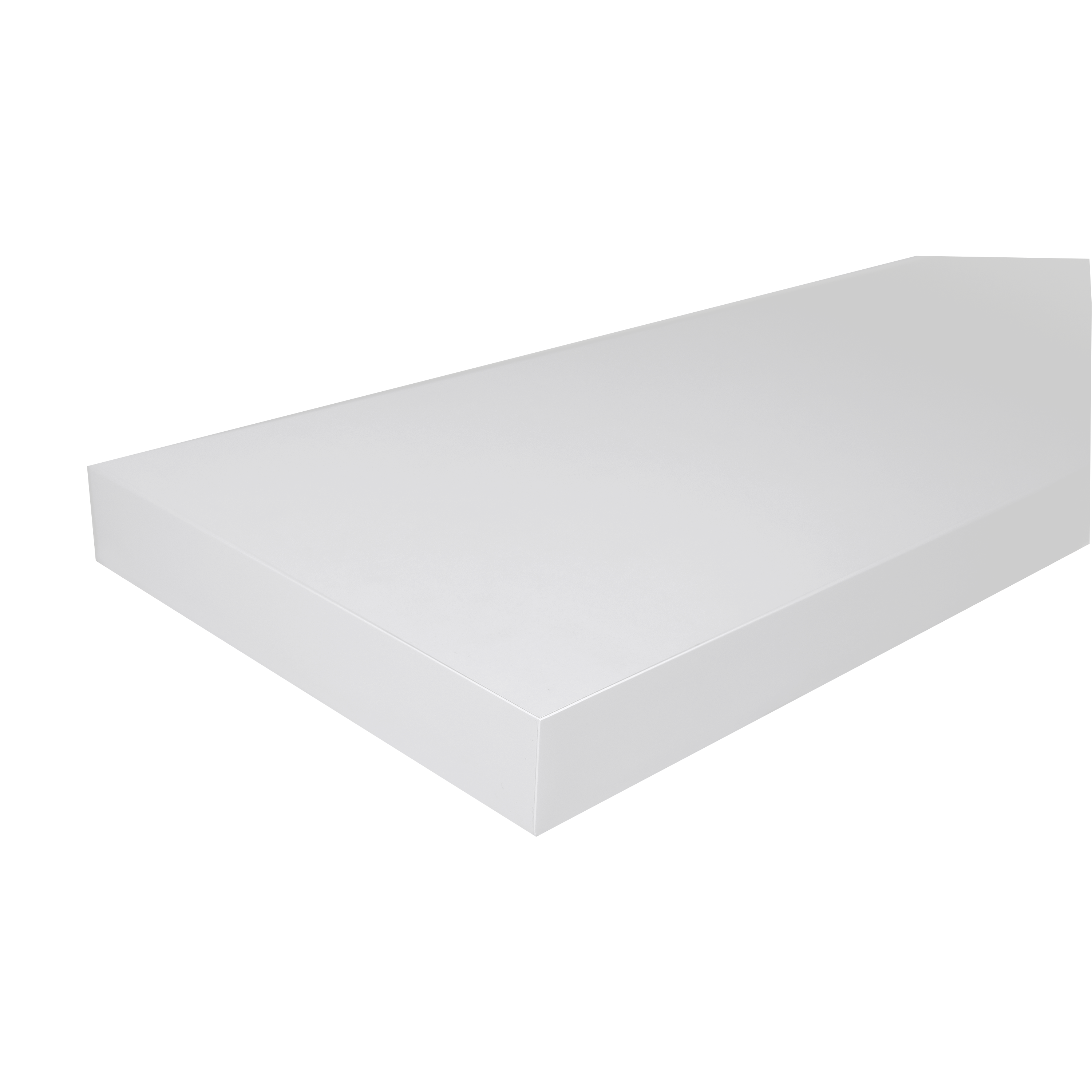 Estante de pared de madera mdf Spaceo rectagular  color blanco 90x23.5 cm - 11
