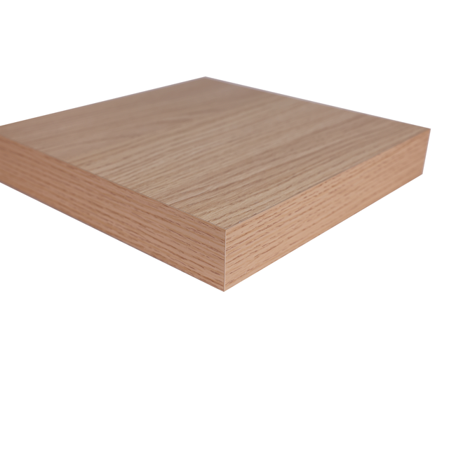Mensola a muro SPACEO dritto in mdf L 23.5 x P 23.5 cm rovere