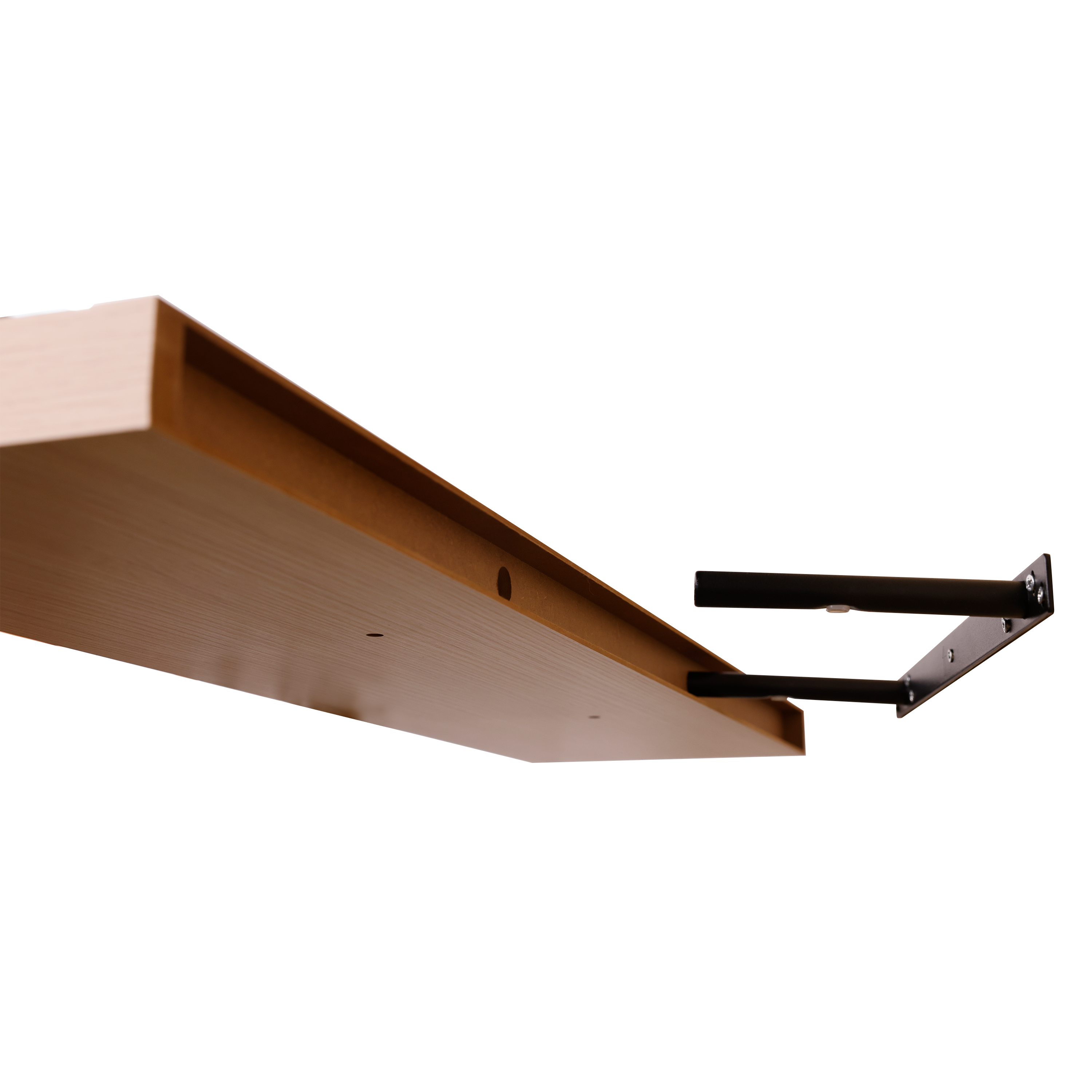 Estante de pared de madera mdf Spaceo rectagular  color roble 90x23.5 cm - 9