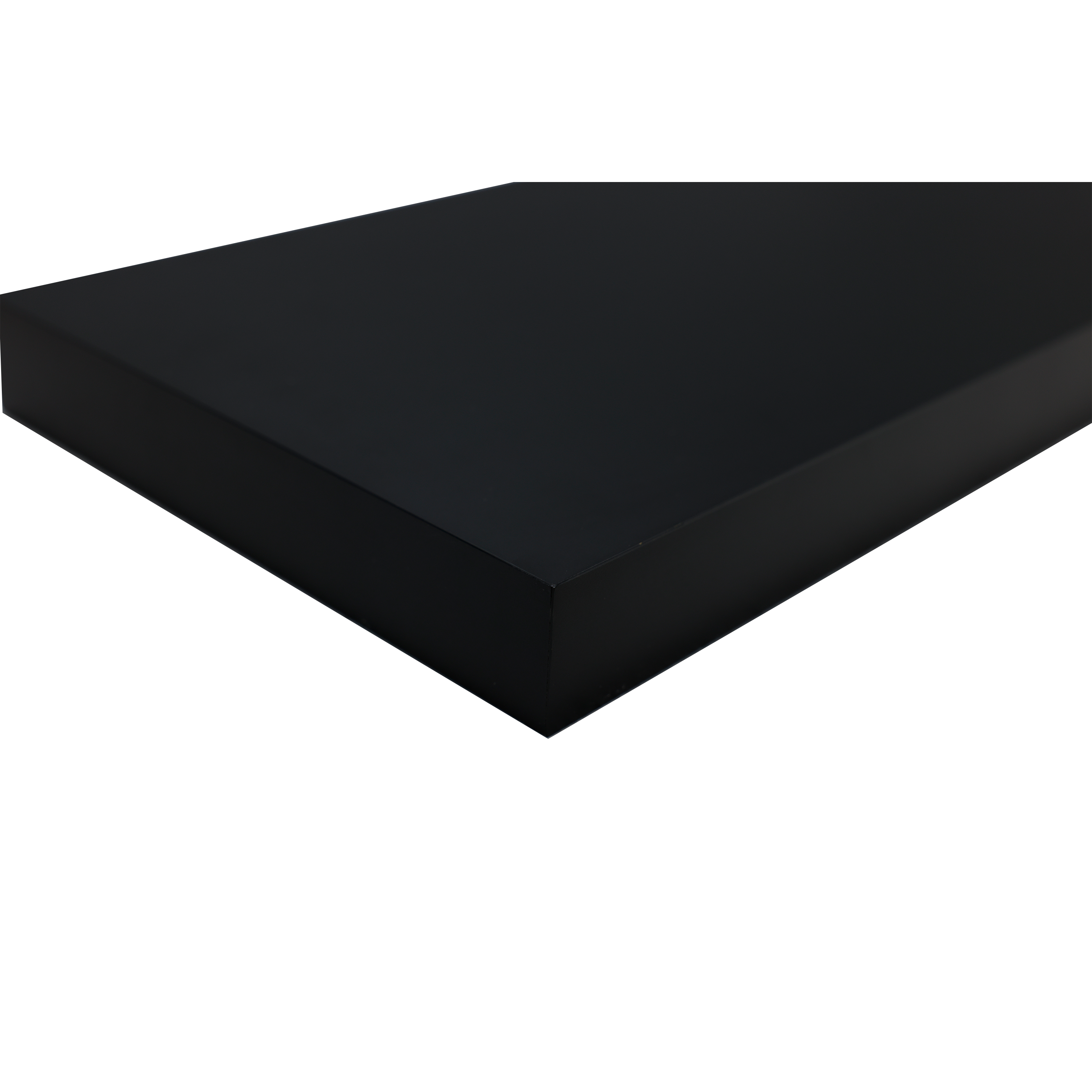 Mensola a muro SPACEO dritto in mdf L 115 x P 23.5 cm nero - 10