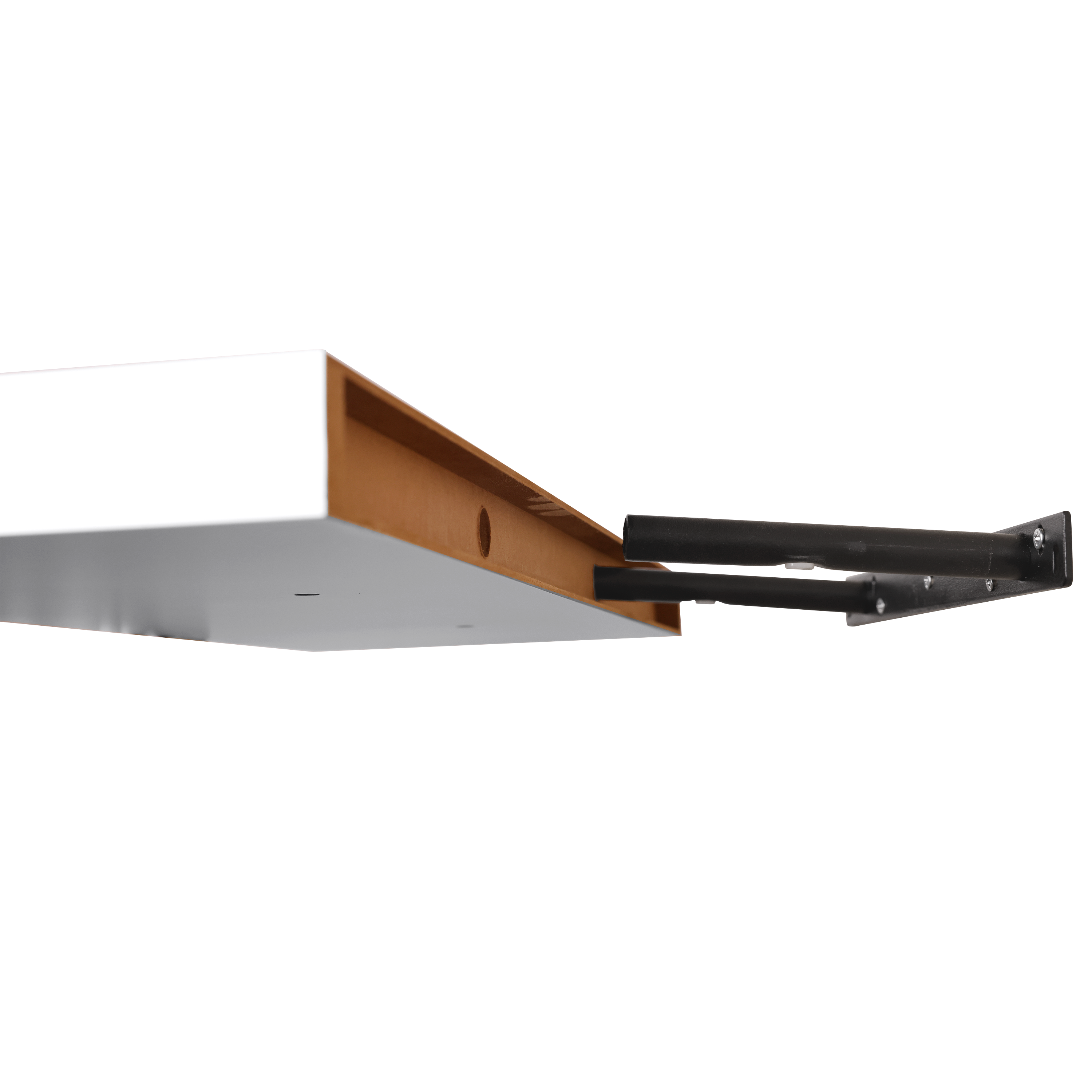 Mensola a muro SPACEO dritto in mdf L 60 x P 23.5 cm bianco - 9