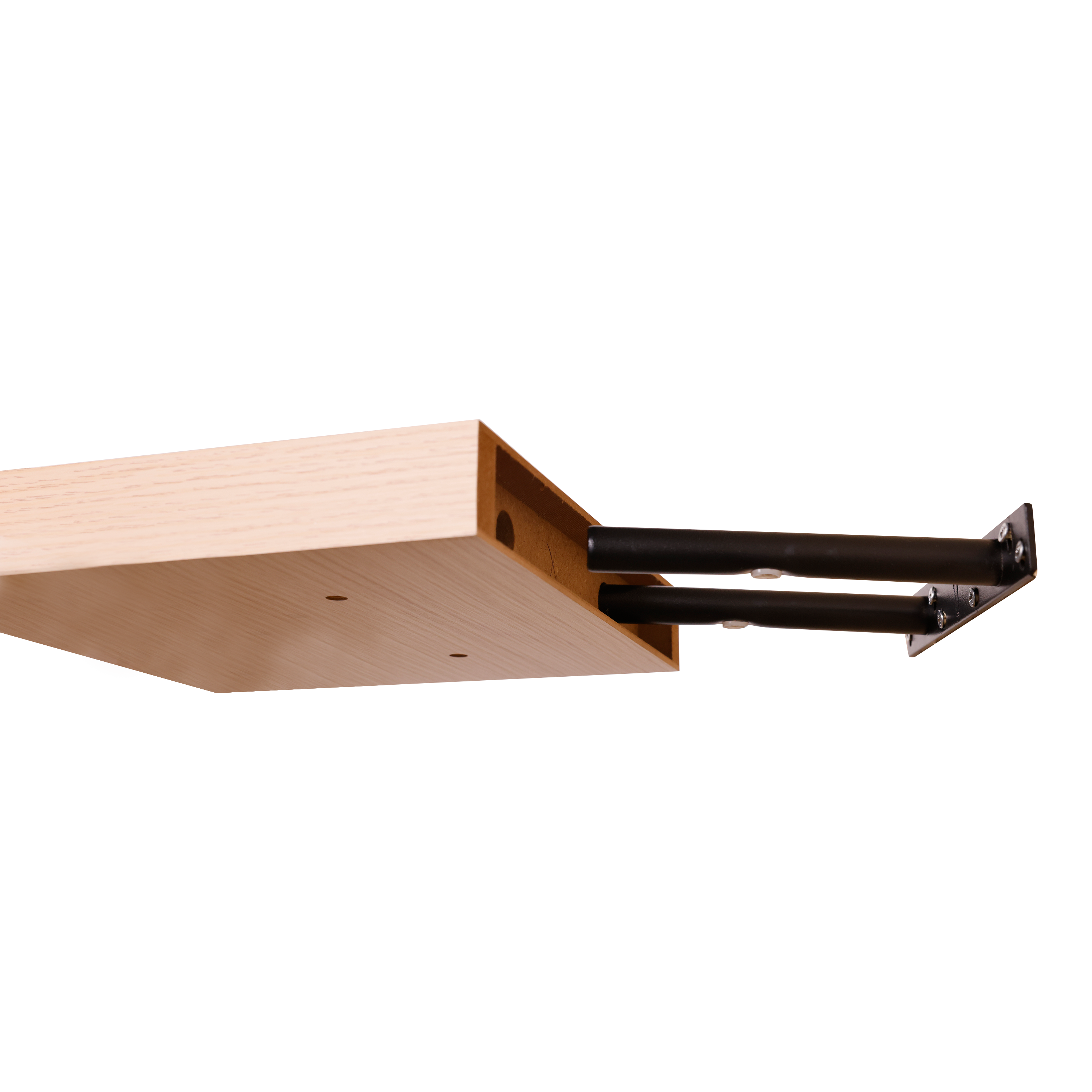 Estante de pared de madera mdf Spaceo cuadrado en color roble de 23.5x23.5 cm - 8