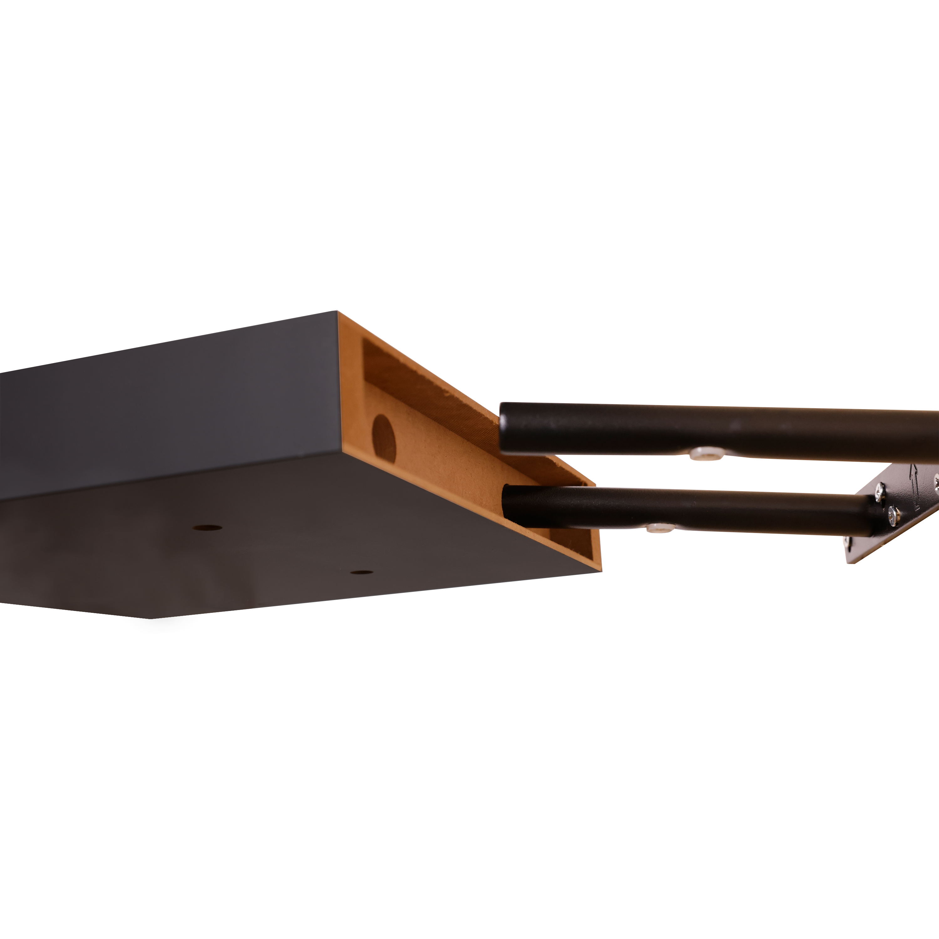 Mensola a muro SPACEO dritto in mdf L 23.5 x P 23.5 cm nero - 11