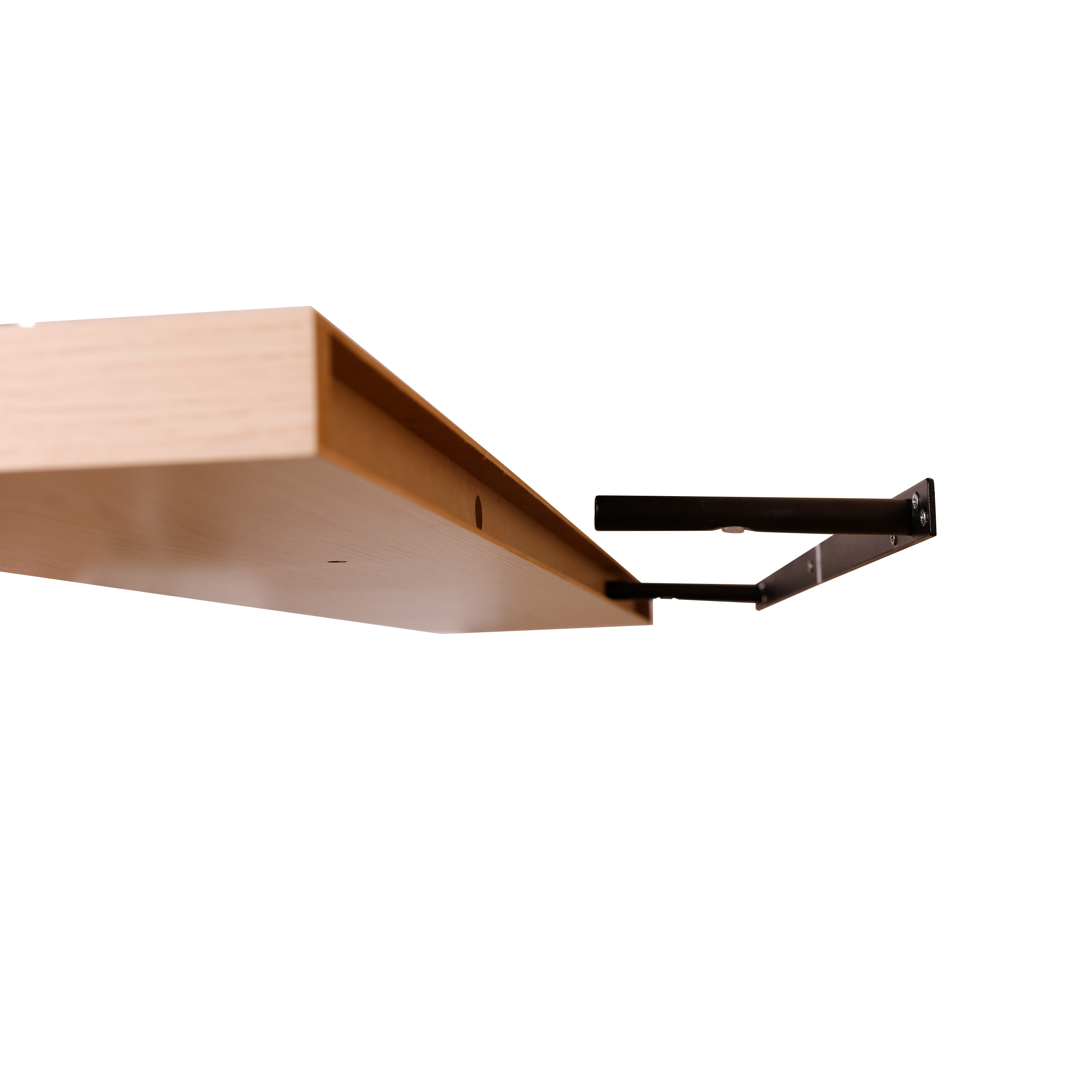 Estante de pared de madera mdf Spaceo rectagular  color roble 115x23.5 cm - 11