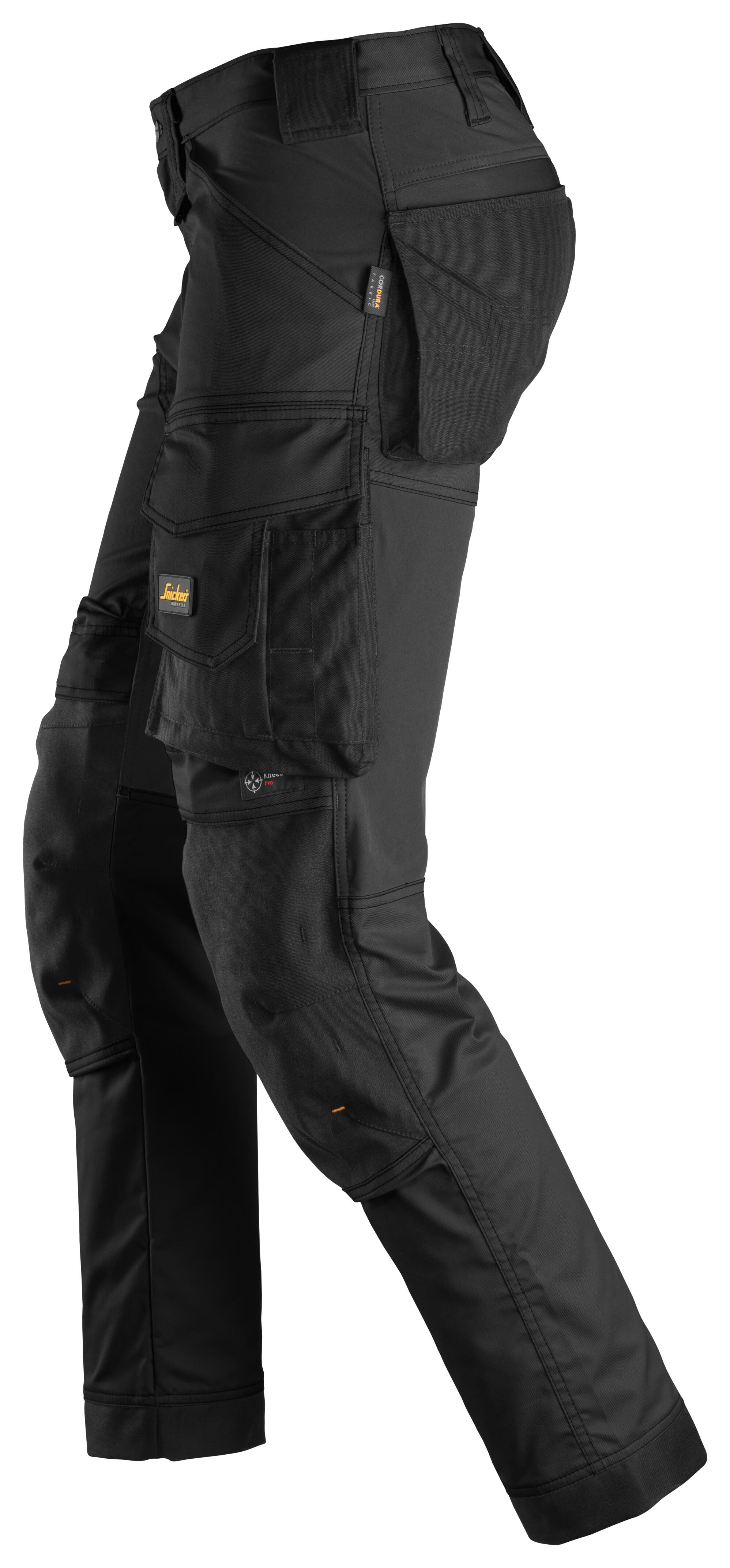 Pantalón trabajo multibolsillo snickers - negro - talla 48