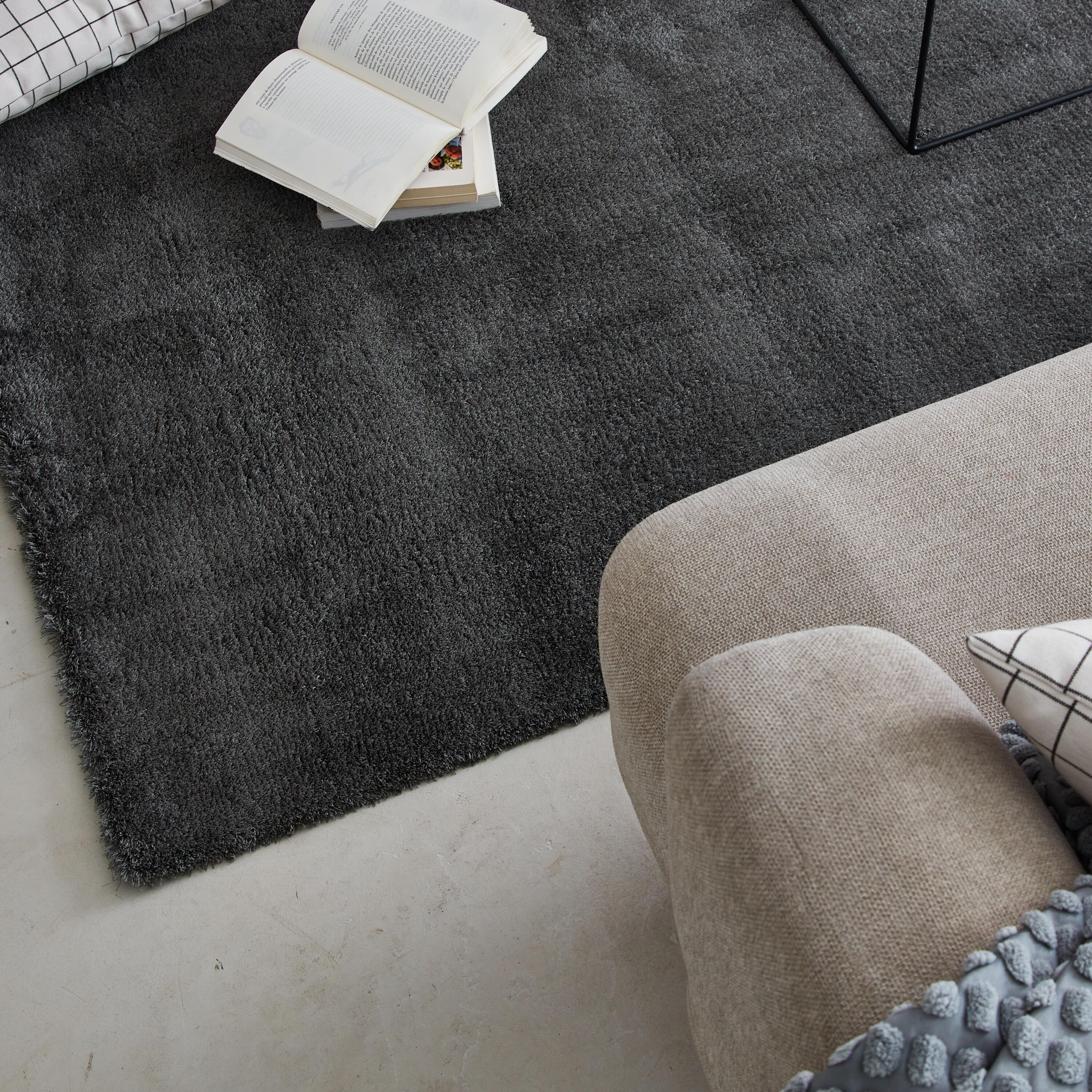 Alfombra pie de cama pet inspire enzol gris moon 60x115cm