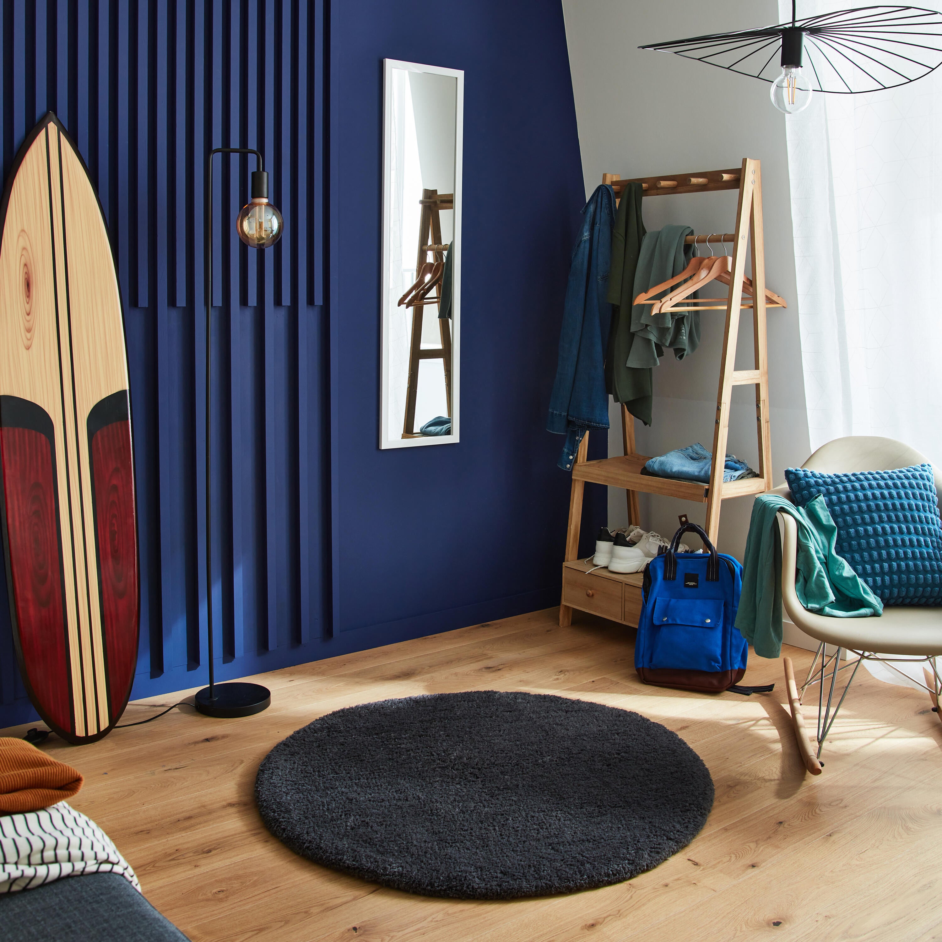 Lampa podłogowa Lina czarna E27 Inspire - 6