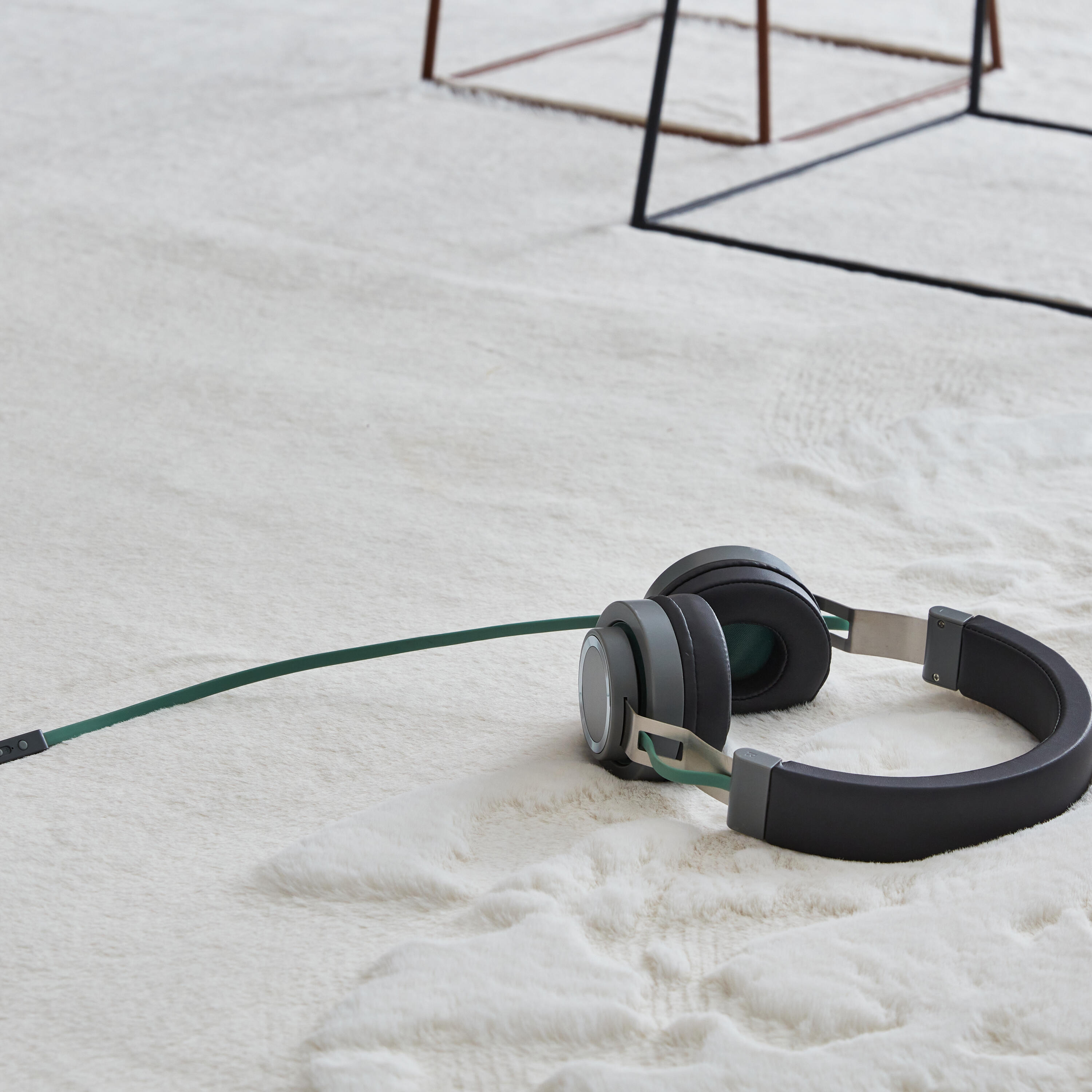 Tapete redondo liso INSPIRE BIANCA FAKE RABBIT D100CM CREAM 5 - 8