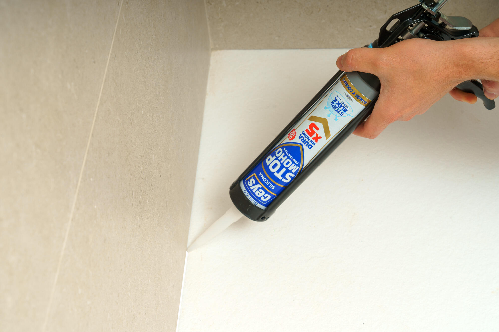 Silicone cozinhas e casa de banho 280 ml transparente Stop Mofo Express Ceys - 4