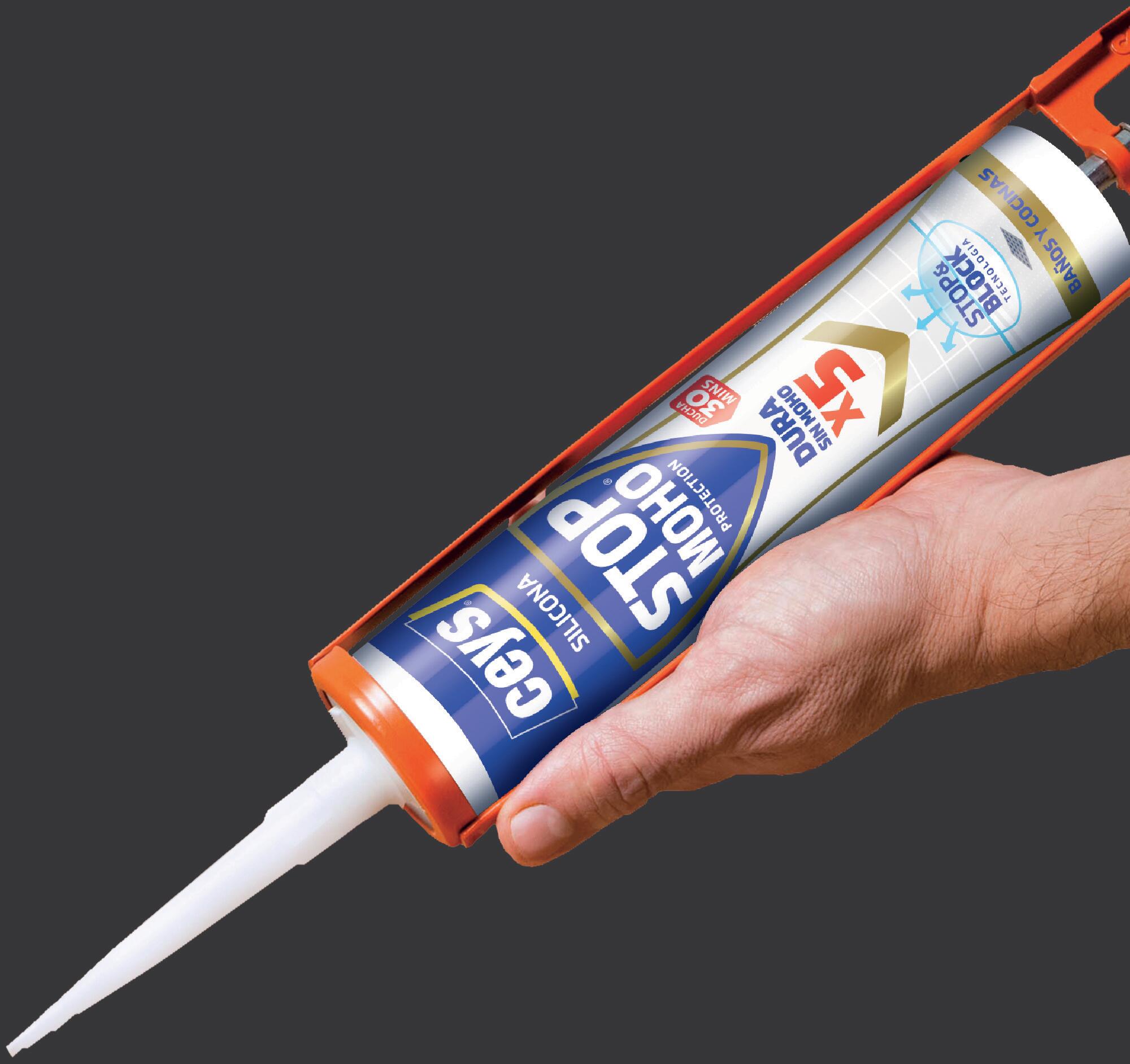 Sellador cocinas y baños SELLACEYS stop moho 280 ml blanco - 8