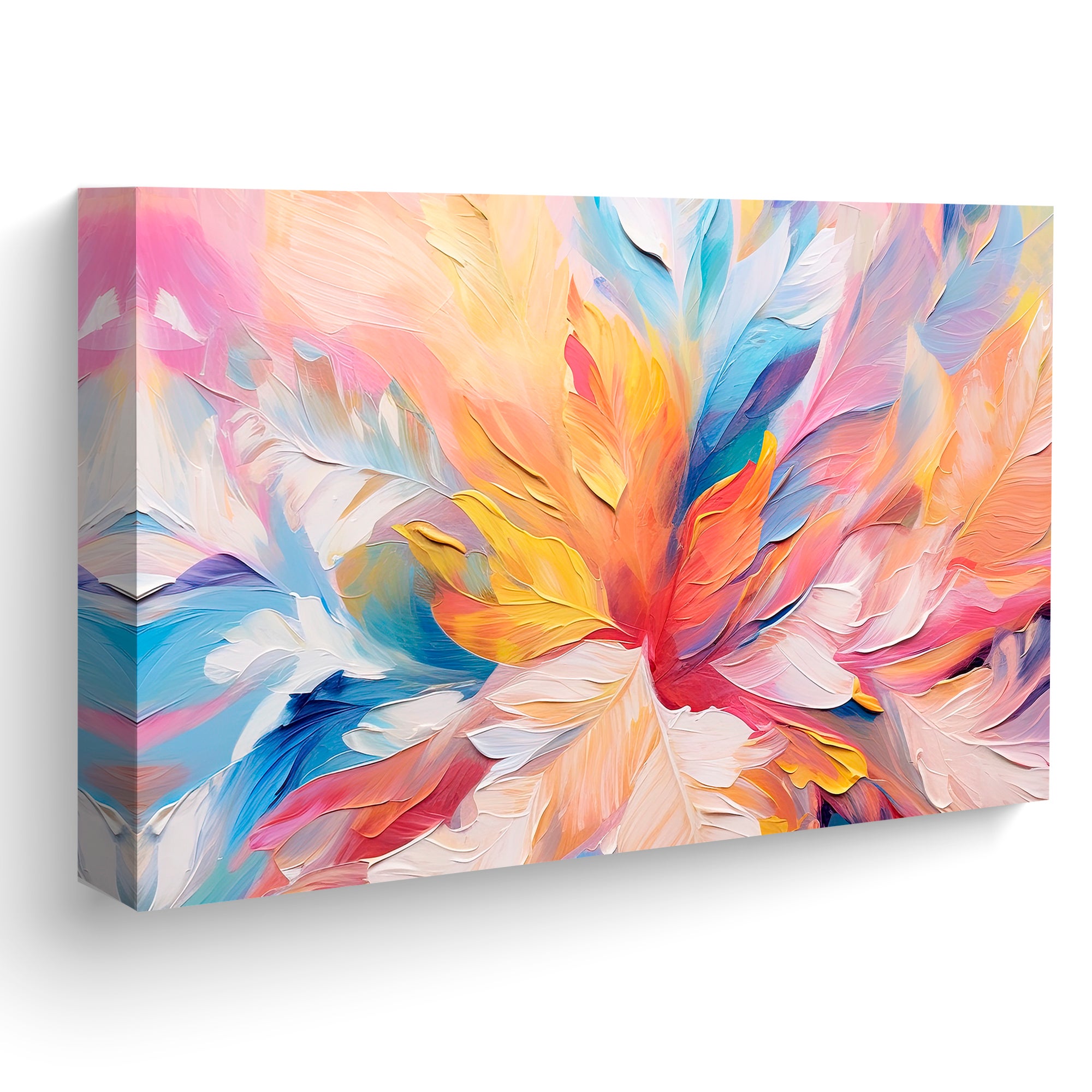 Canva decorativa  FLORES PINTURA 70x100 cm multicolor - 7