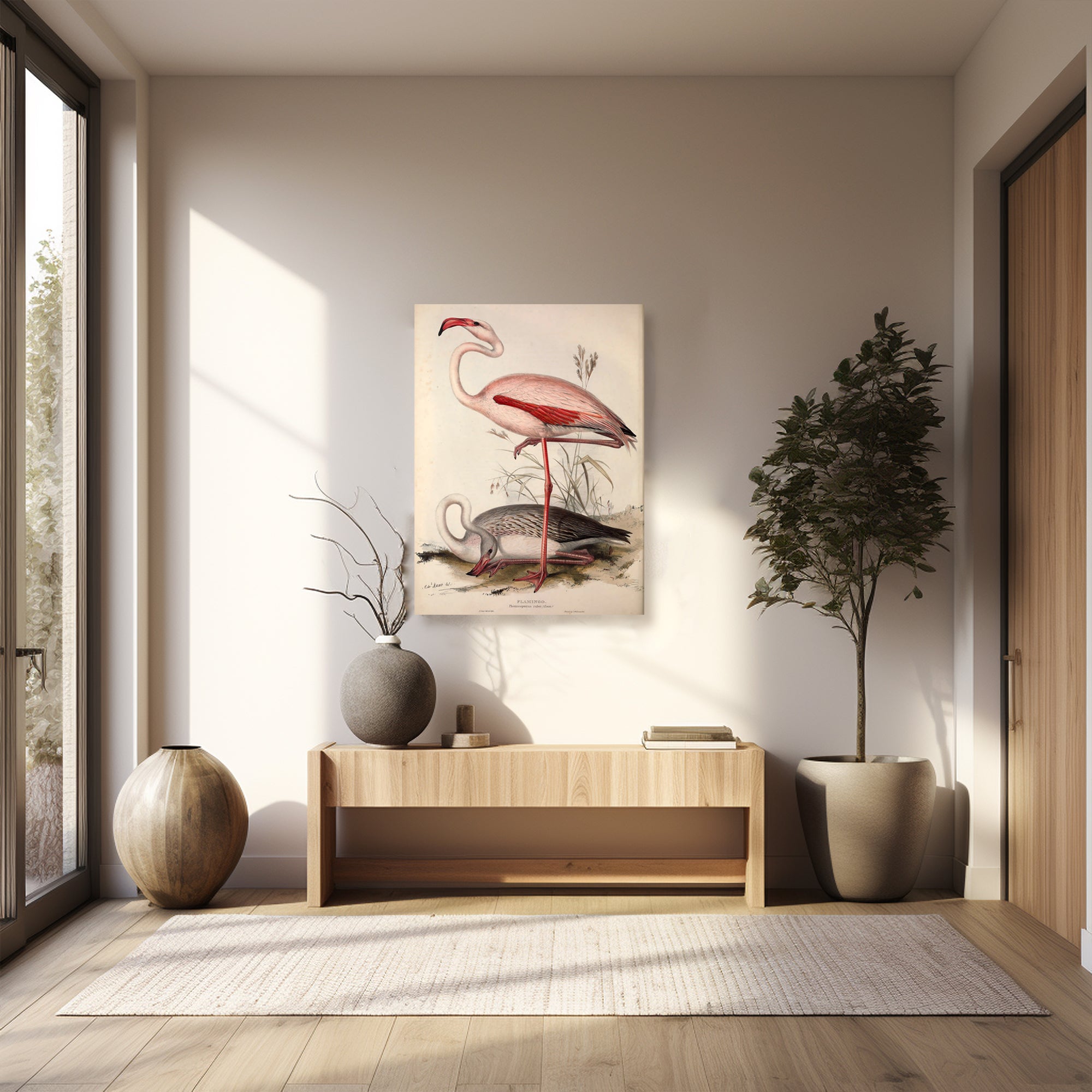 Canva flamenco 70x100 cm