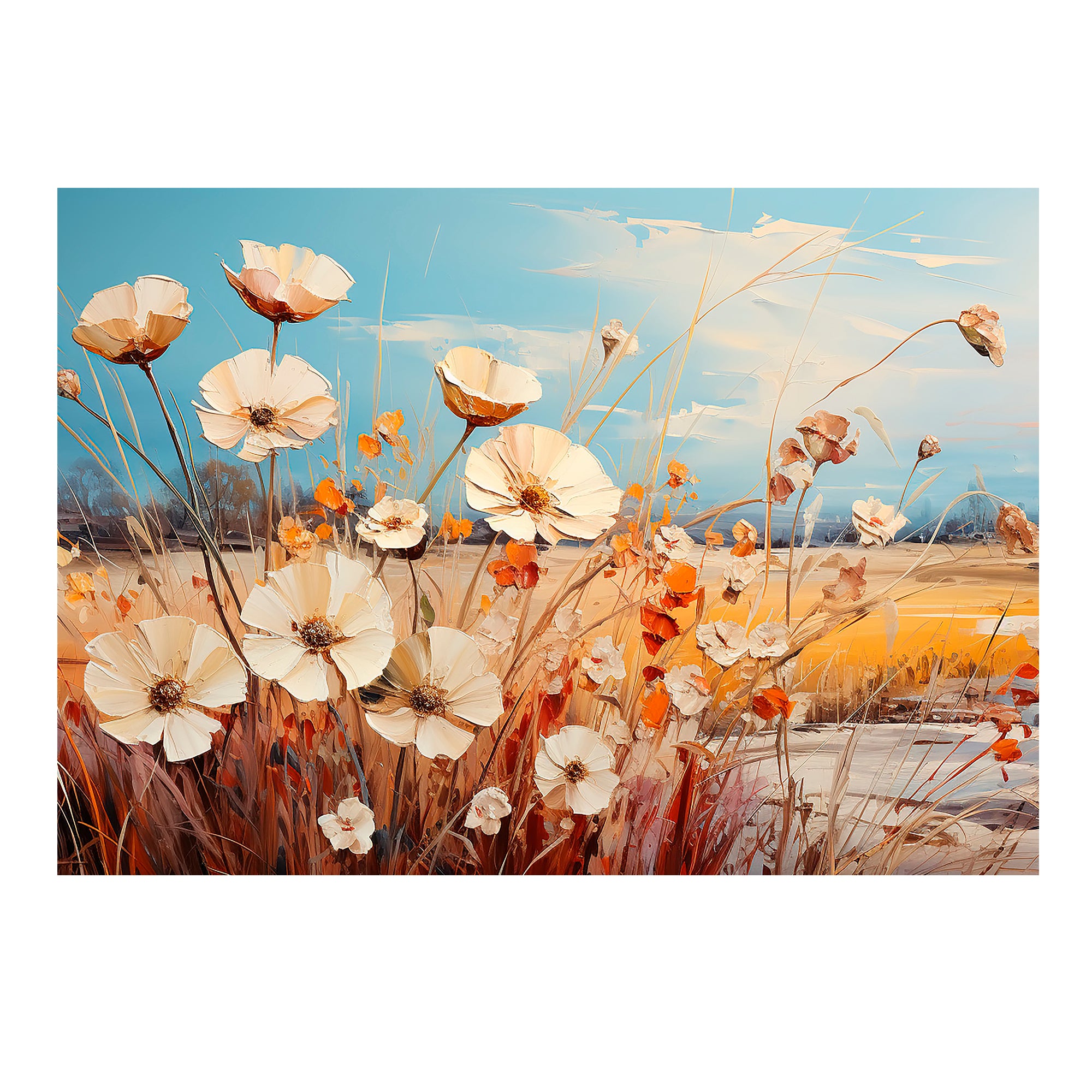 Canva decorativa FLORES 70x100 cm multicolor - 8