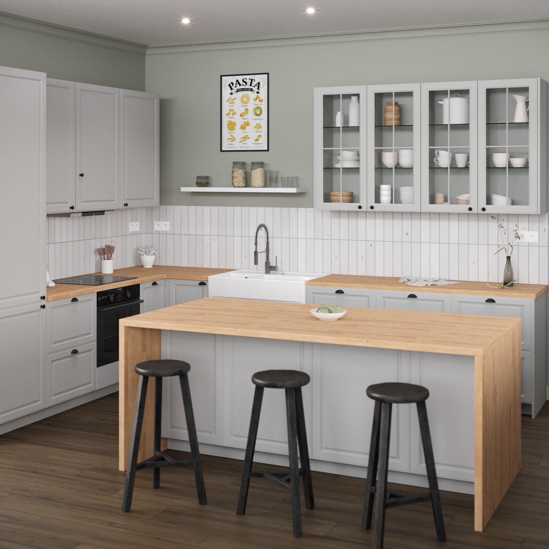 Etagère murale blanche SPACEO, L.115 cm x P.23.5 cm, Ep.3.8 cm - 4