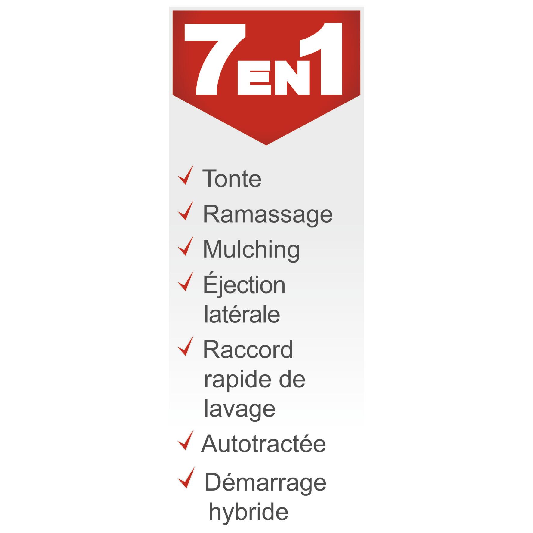 Tondeuse à essence SCHEPPACH Ms225-53e , 224 cm³, l.53 cm, démarrage électrique - 9