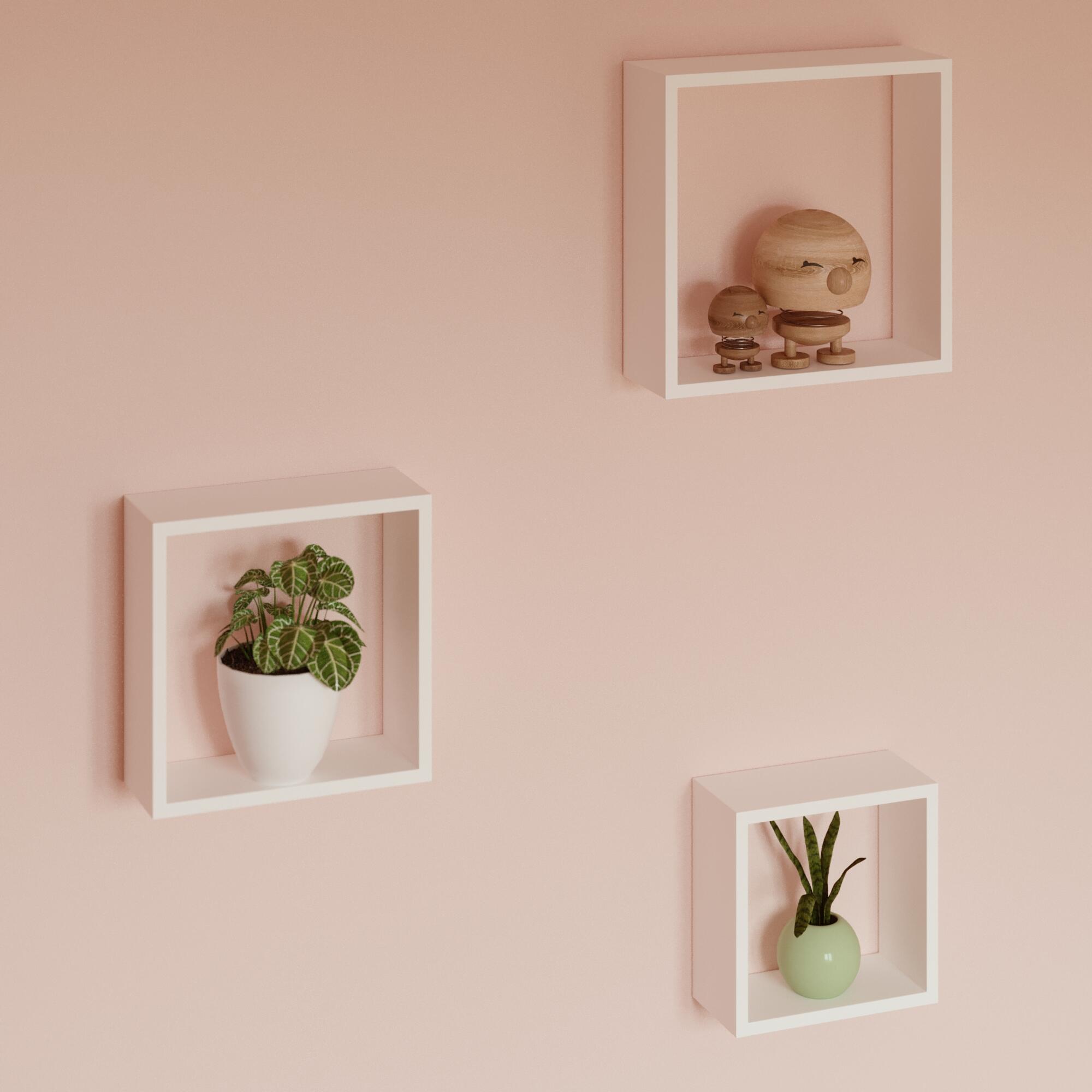 Estante mural Spaceo  en color roble de 30x9.7 cm y carga máx de 5 kg - 13