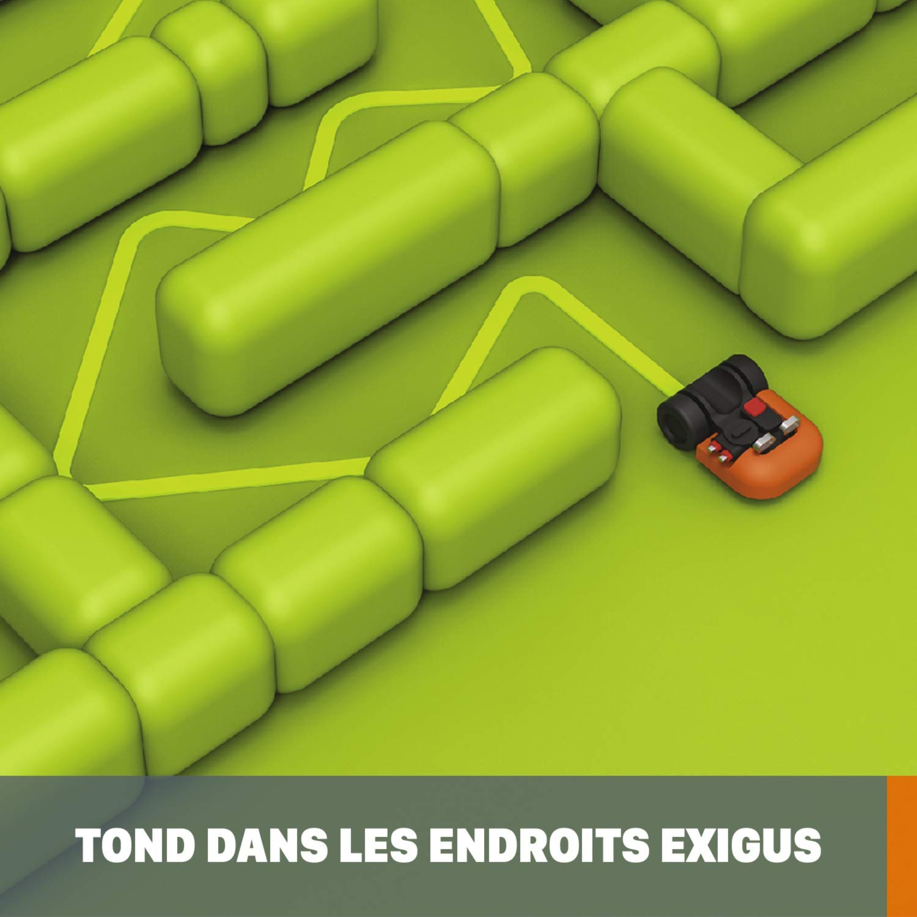 Robot tondeuse connecté WORX LANDROID - Jusqu'à 2000m² - WR155E - 6