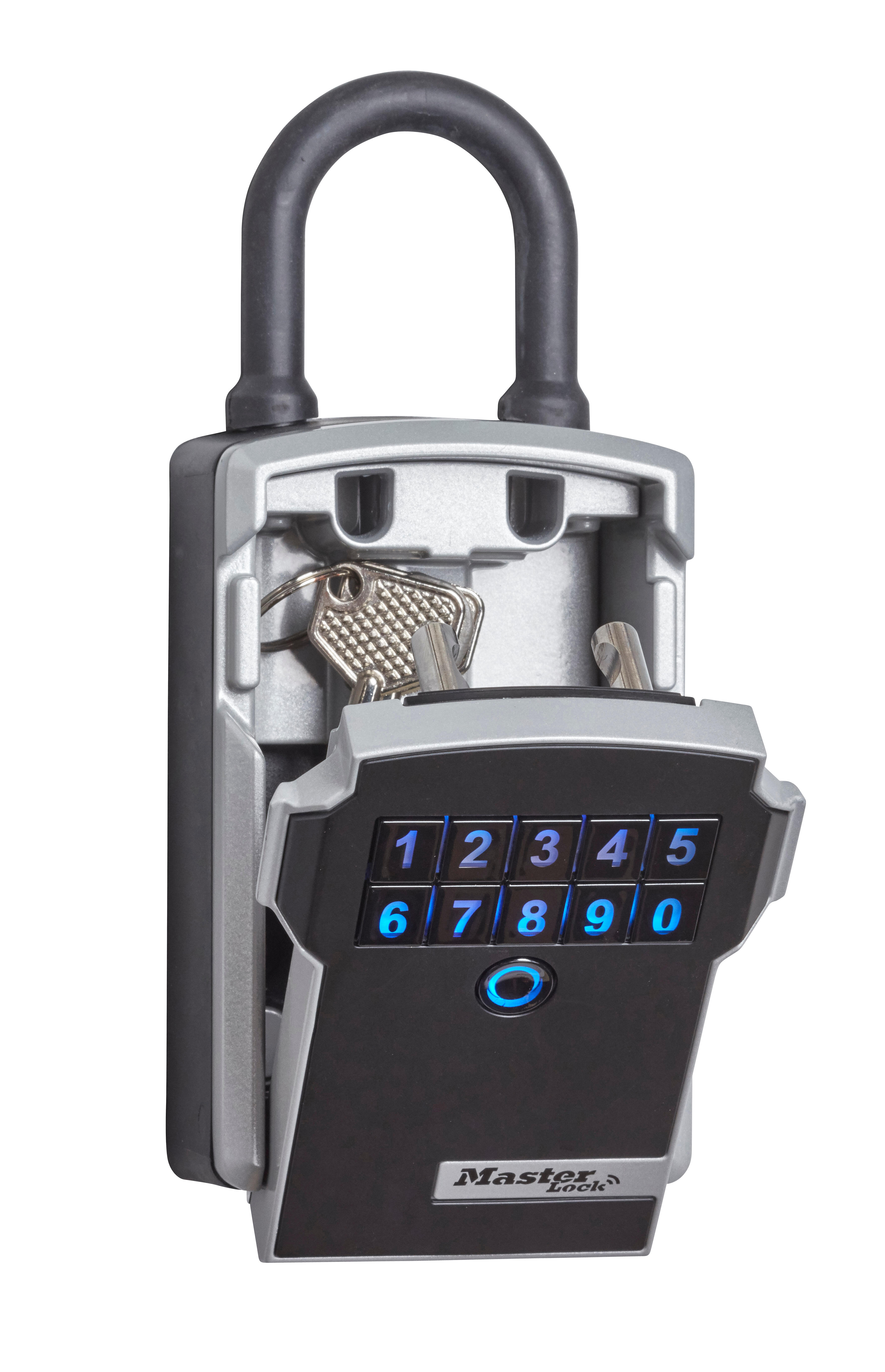 Caja de seguridad para llaves MASTER LOCK con Bluetooth y arco de 8 ...