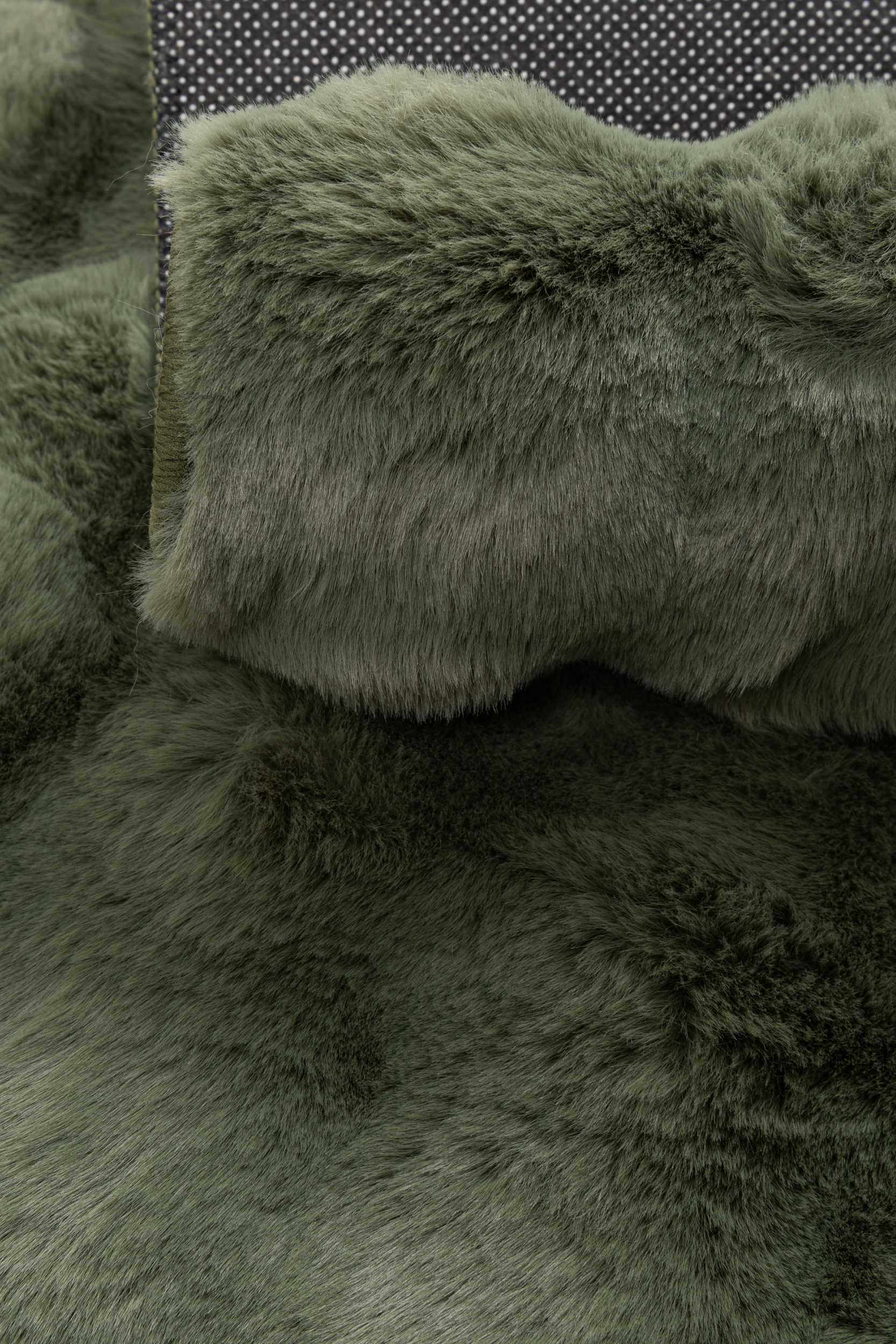 Dywan pluszowy Rabbit Bubble zielony 80 x 150 cm - 5
