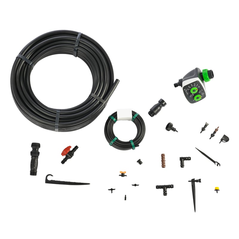 Zestaw do nawadniania kropelkowego na balkon 25m GF80566103 Geolia