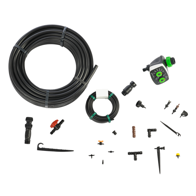 Zestaw do nawadniania kropelkowego na balkon 25m GF80566103 Geolia