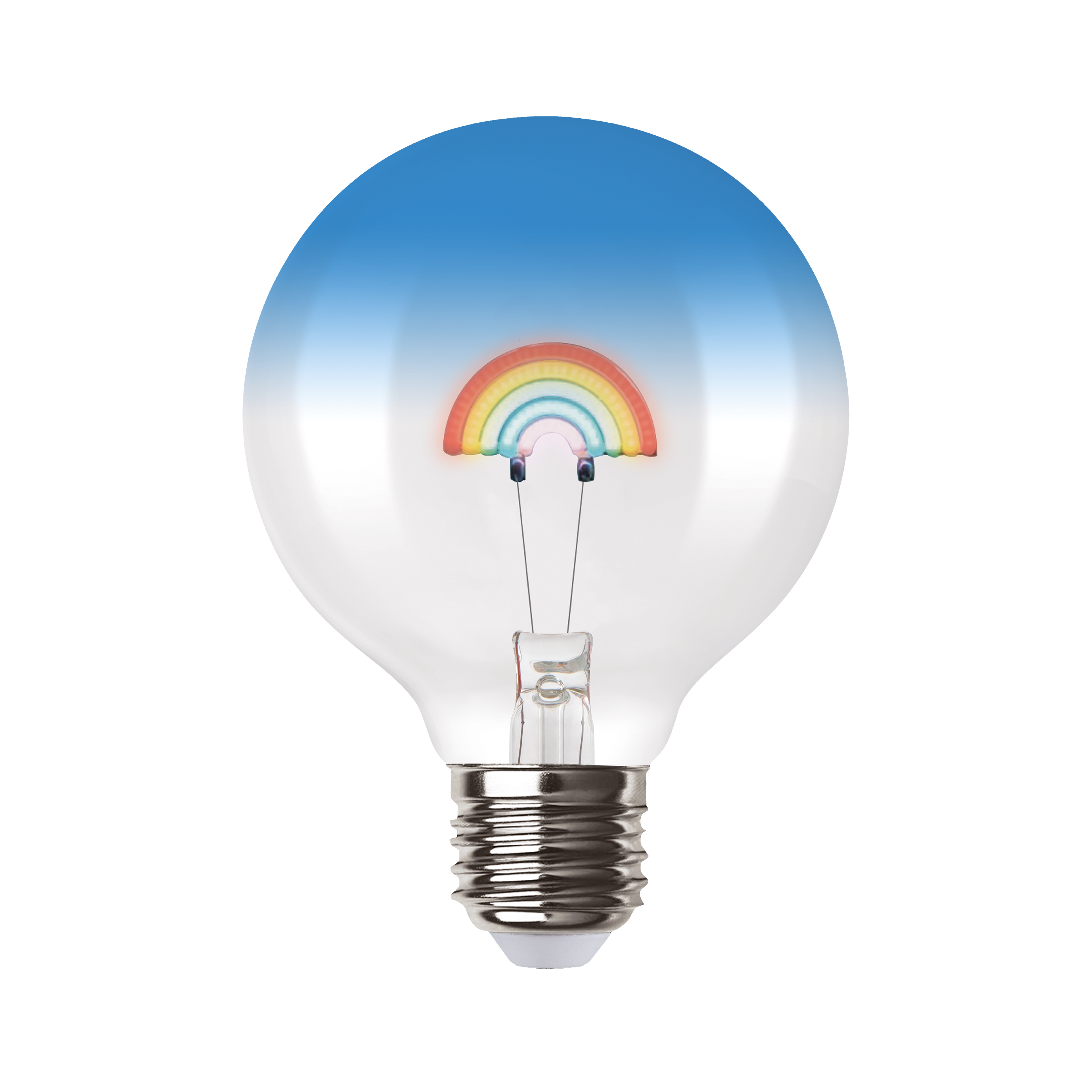 Żarówka dekoracyjna LED E27 Rainbow G80 Lexman - 5