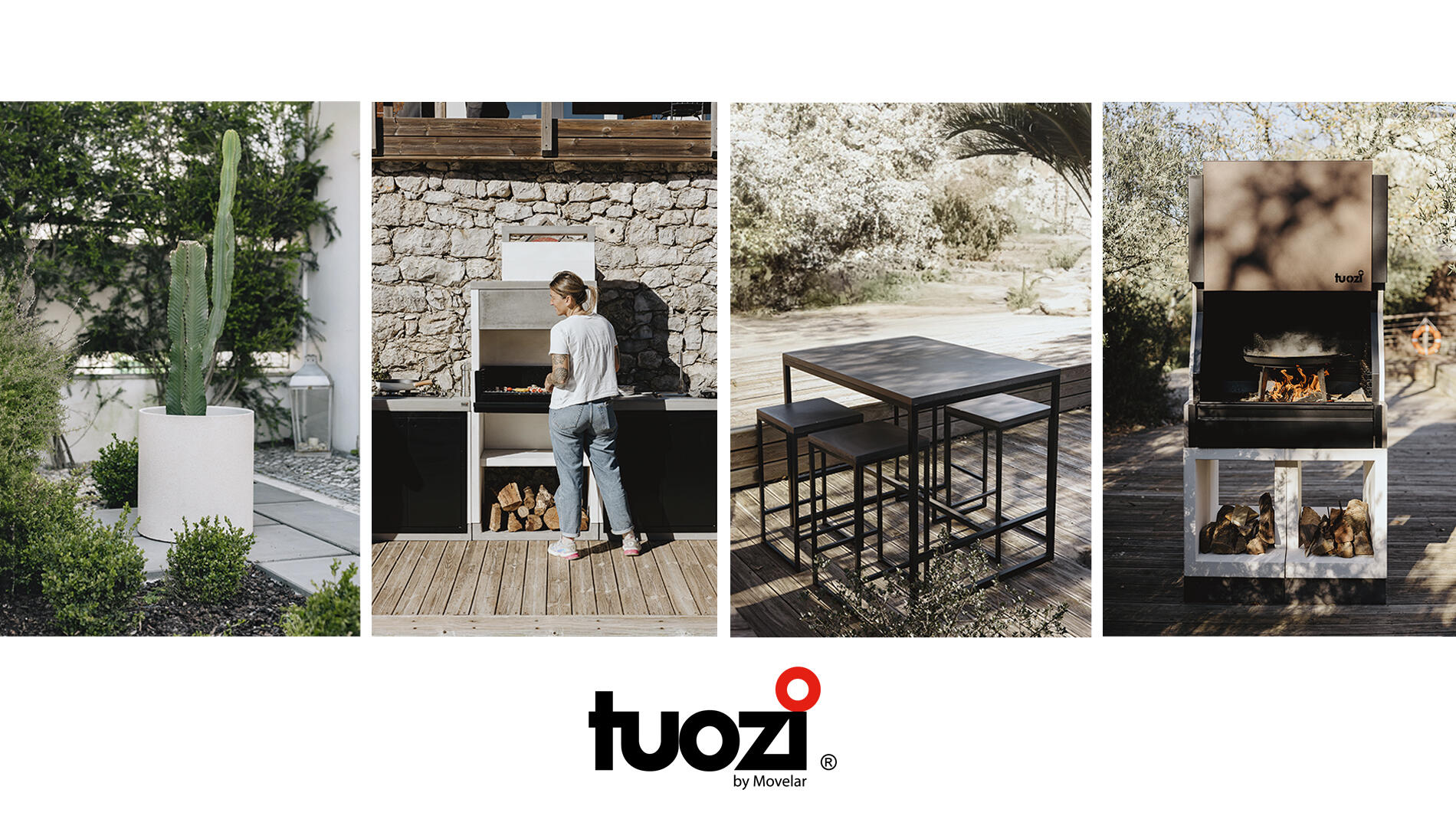 Churrasqueira moderna TUOZI VENIT FLEX PLUS HOTTE - 3