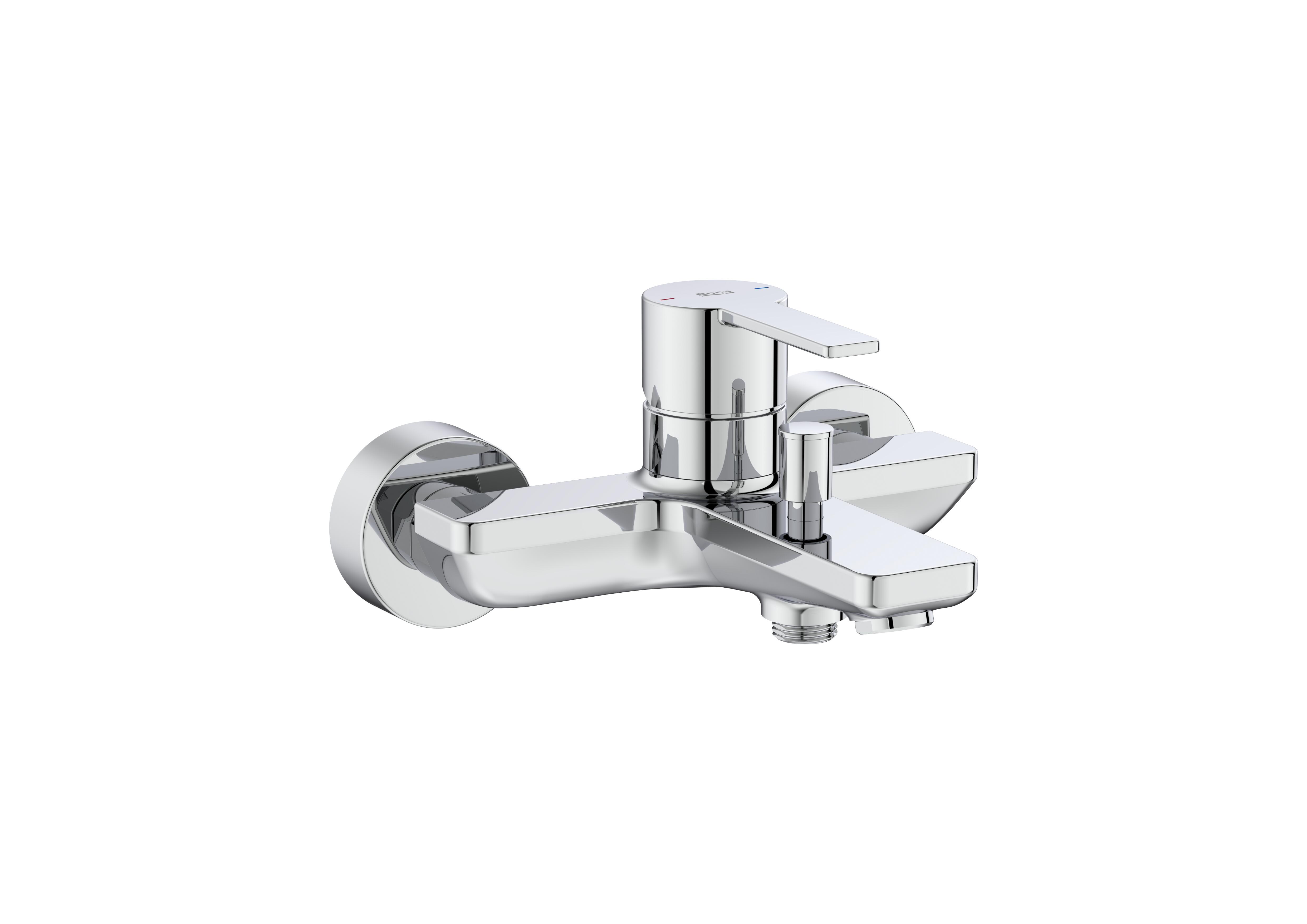 Grifo de bañera monomando ROCA Alpine cromo brillo Antical Latón - 4