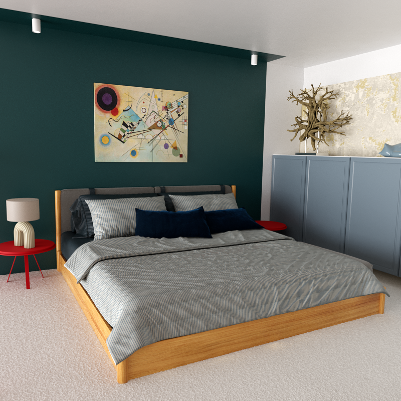 Poduszka welurowa Dubbo granatowa 50 x 30 cm Inspire - 13