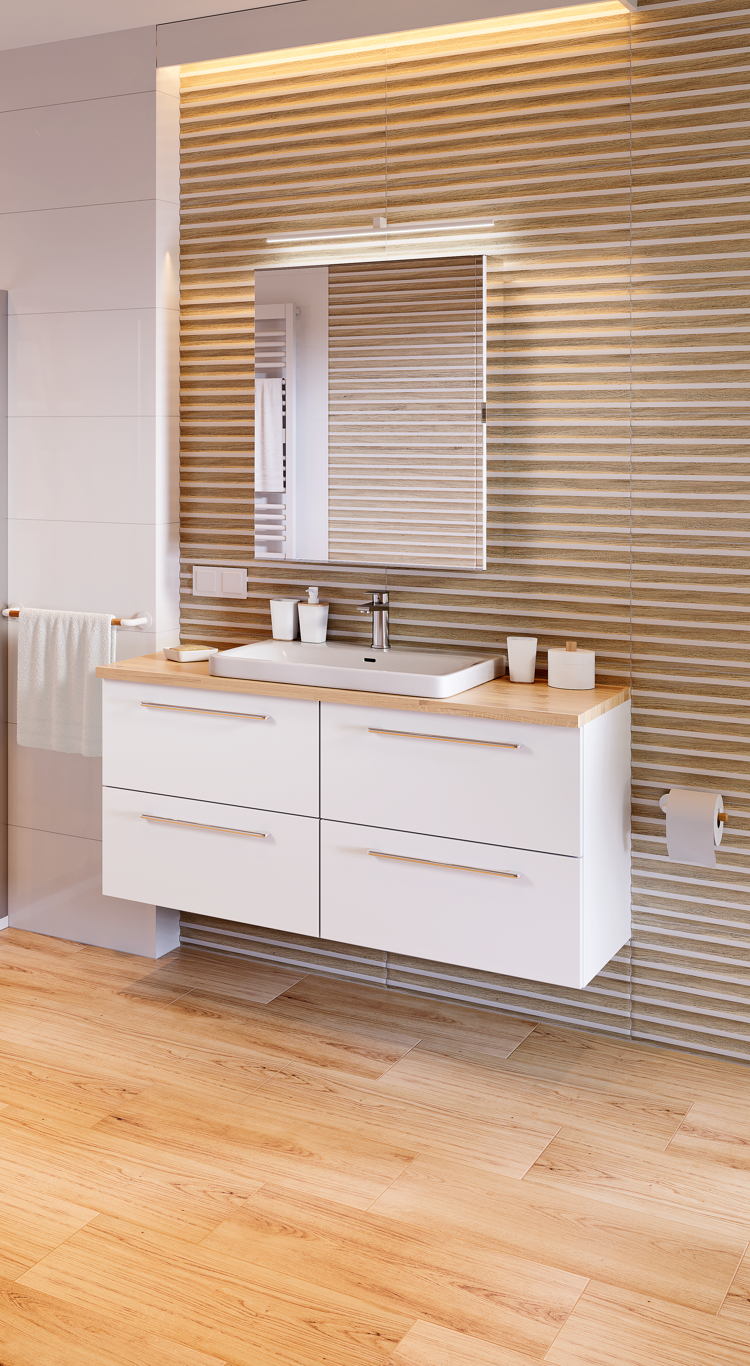 Umywalka meblowa Remix New 61 X 49.5 Sensea - 3