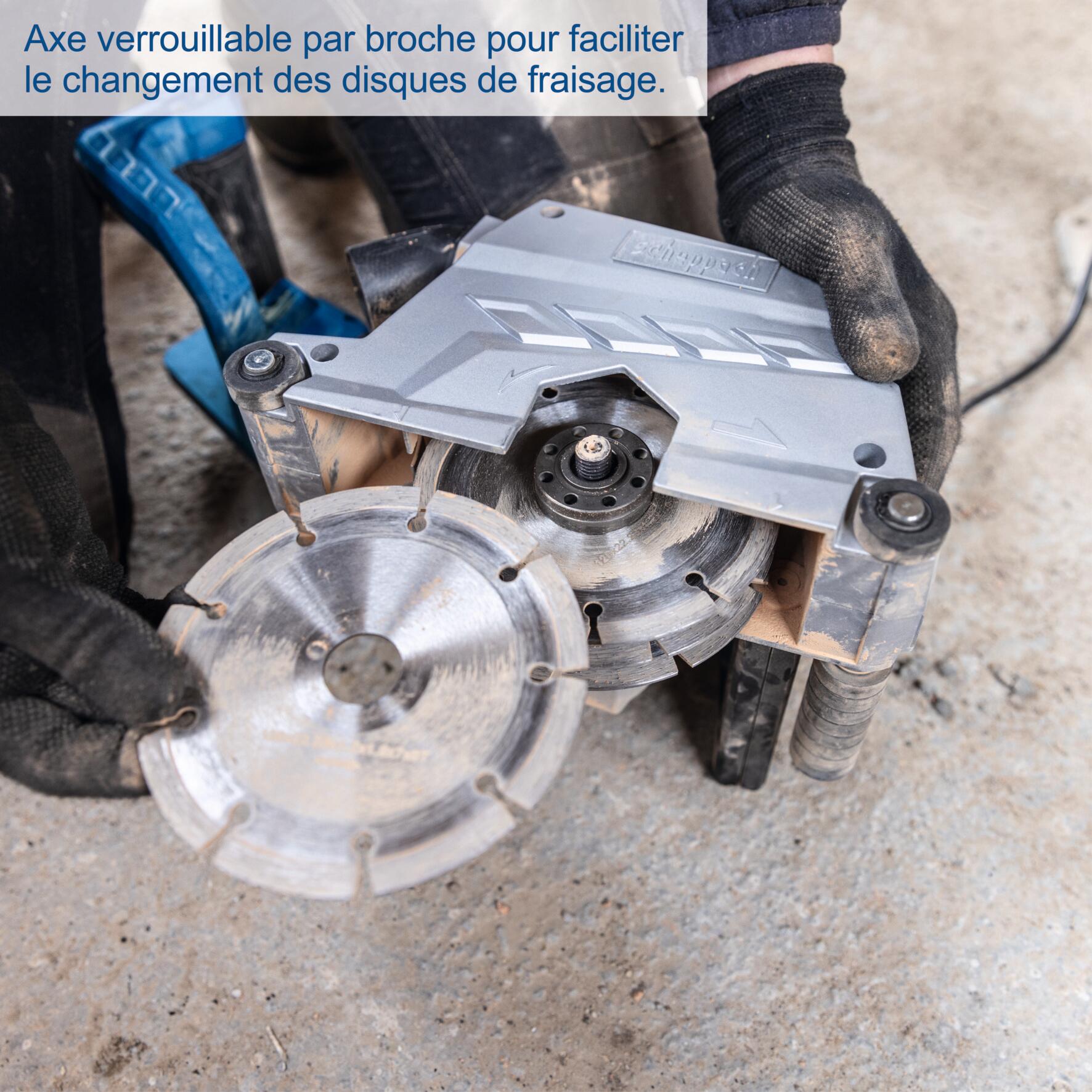 Rainureuse électrique 125 mm SCHEPPACH Mnf2250, 2250 W - 5