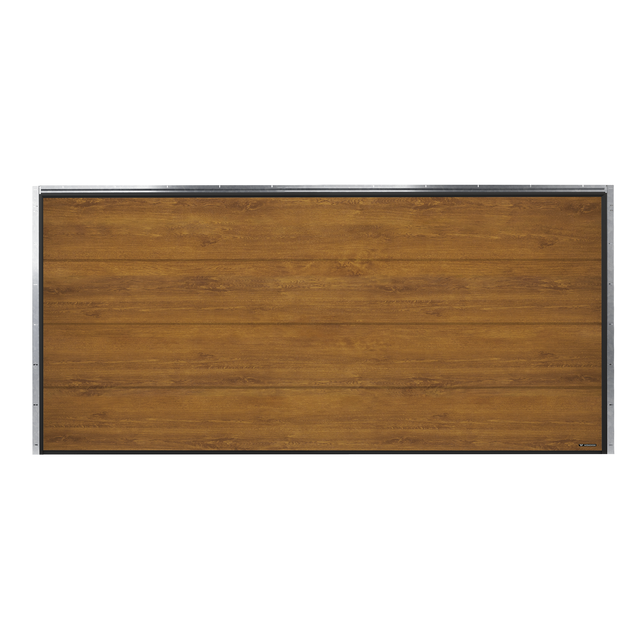 Brama garażowa segmentowa (na dwa samochody) z napędem 5000x2250 mm Złoty Dąb Nobla Wiśniowski