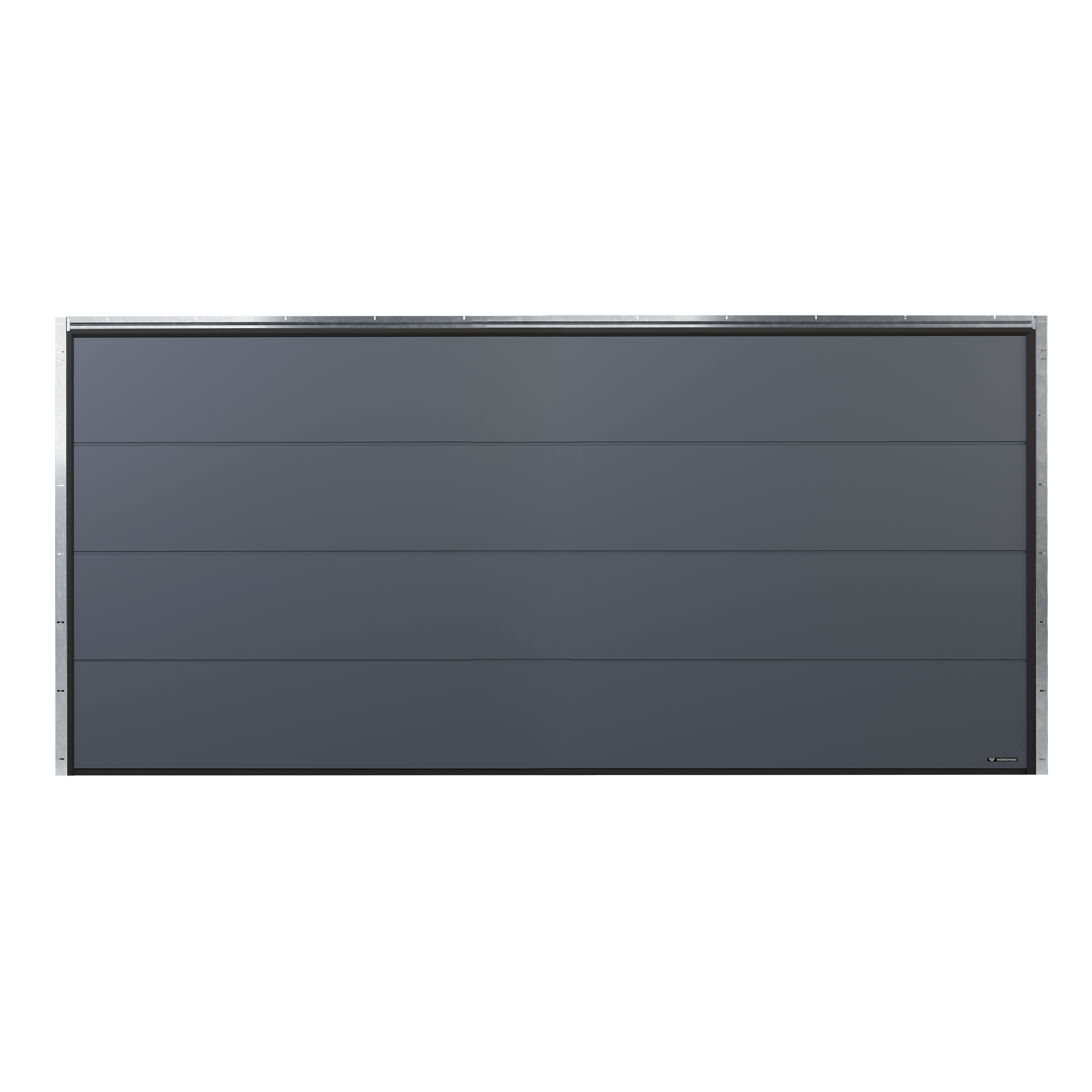 Brama garażowa segmentowa z napędem Nobla Antracytowa 5000x2250 mm dwustanowiskowa Wiśniowski