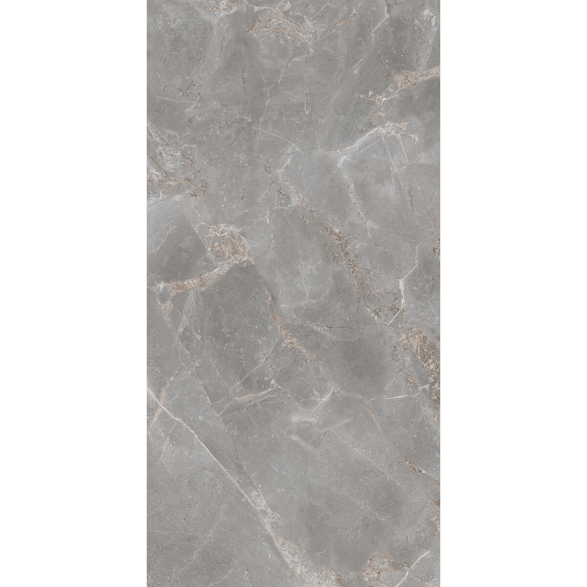 Piastrella da pavimento interno 60 x 119.8 cm Sp. 7.4 mm rettificato Elite in gres porcellanato smaltato grigio argento marmorizzato opaco traffico intenso (pei 4/5) R9 1.44 mq - 6