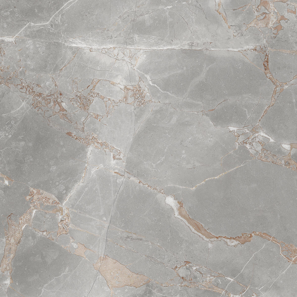 Piastrella da pavimento e rivestimento interno in gres porcellanato 60 x 60 cm rettificato smaltato grigio-argento marmorizzato opaco Elite R9 traffico intenso (pei 4/5) Sp. 7.4 mm 1.44 mq - 10