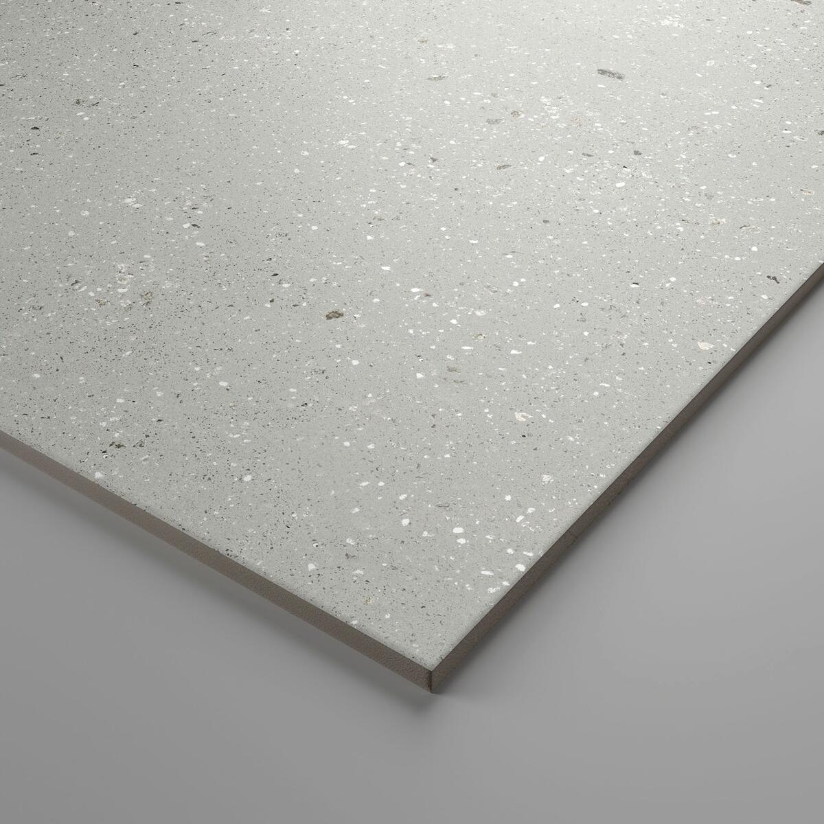 Piastrella da pavimento interno 60 x 60 cm Sp. 8 mm rettificato Geocolor in gres porcellanato grigio satinato traffico intenso (pei 4/5) R10 1.8 mq - 3