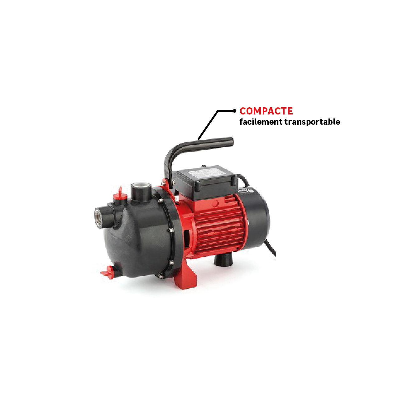 Pompe arrosage manuelle STERWINS, 900 jet-3 3800 l/h - 3