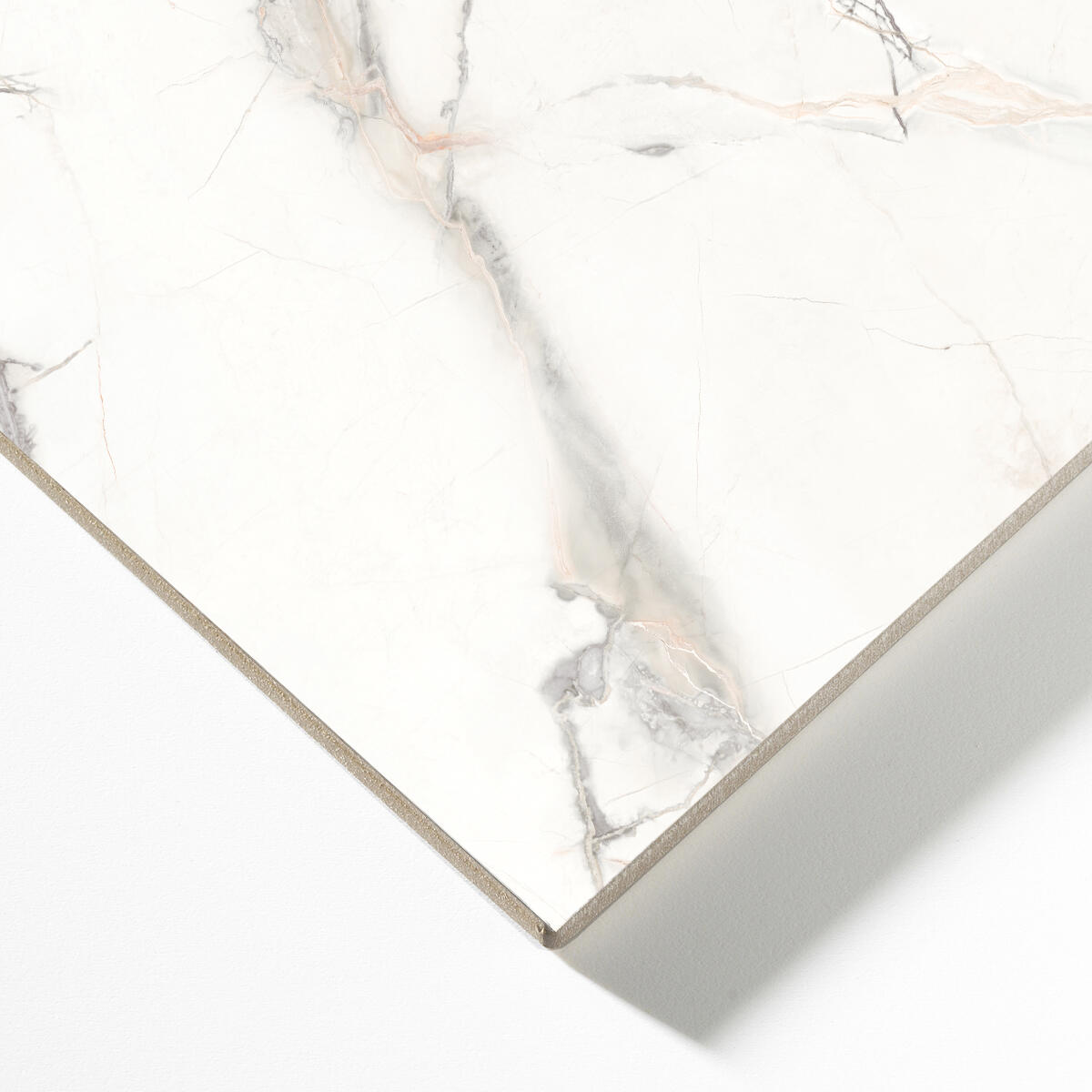 Piastrella da pavimento interno in argilla FRASSINORO GRESMALT 60 x 119.8 cm rettificato smaltato bianco marmorizzato opaco Iberis Crystal R9 traffico intenso (pei 4/5) Sp. 7.4 mm 1.44 mq - 7