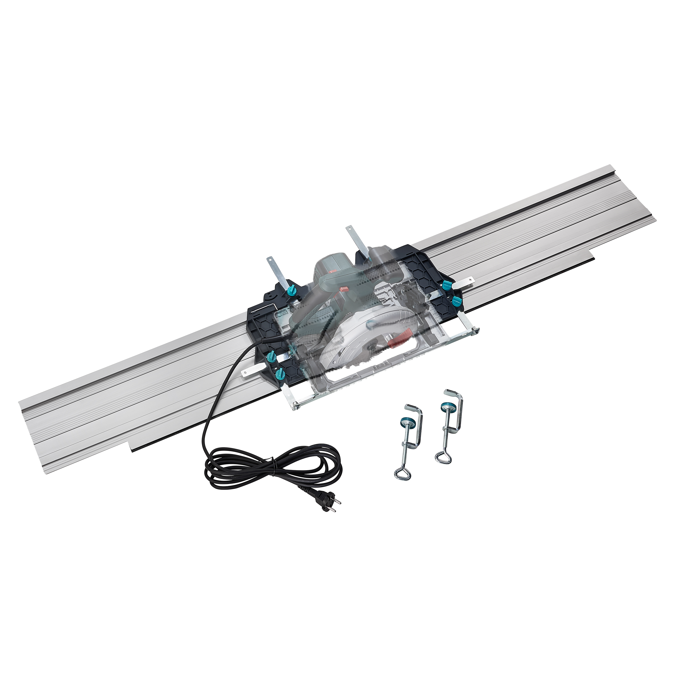 Rail de guidage WOLFCRAFT FKS 145 pour scies circulaires, 145 cm - 2