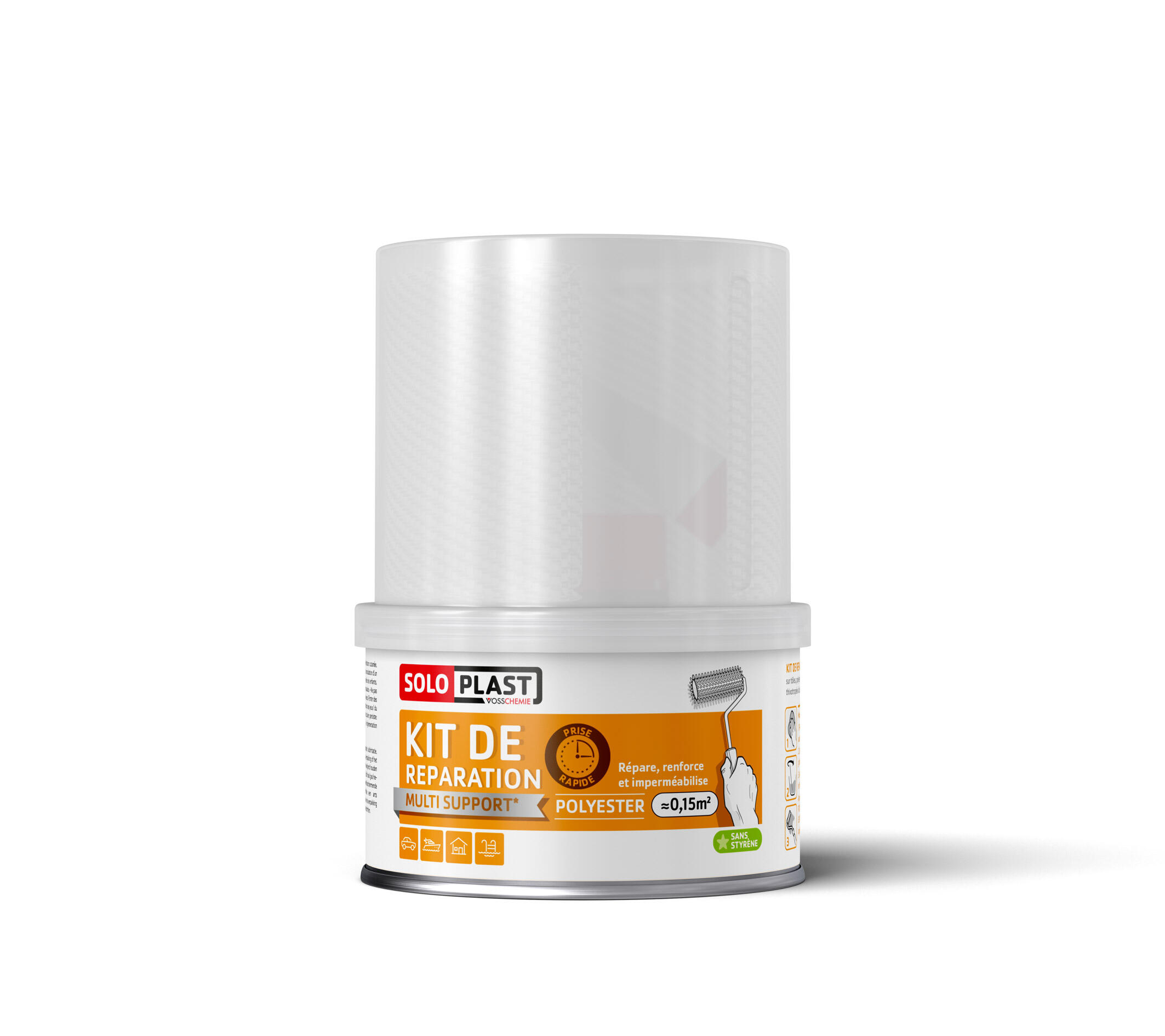 Kit Riparazione Smalto E Ceramica Soloplast | Per Vasche, Lavelli, Docce | Colore Bianco Alpino