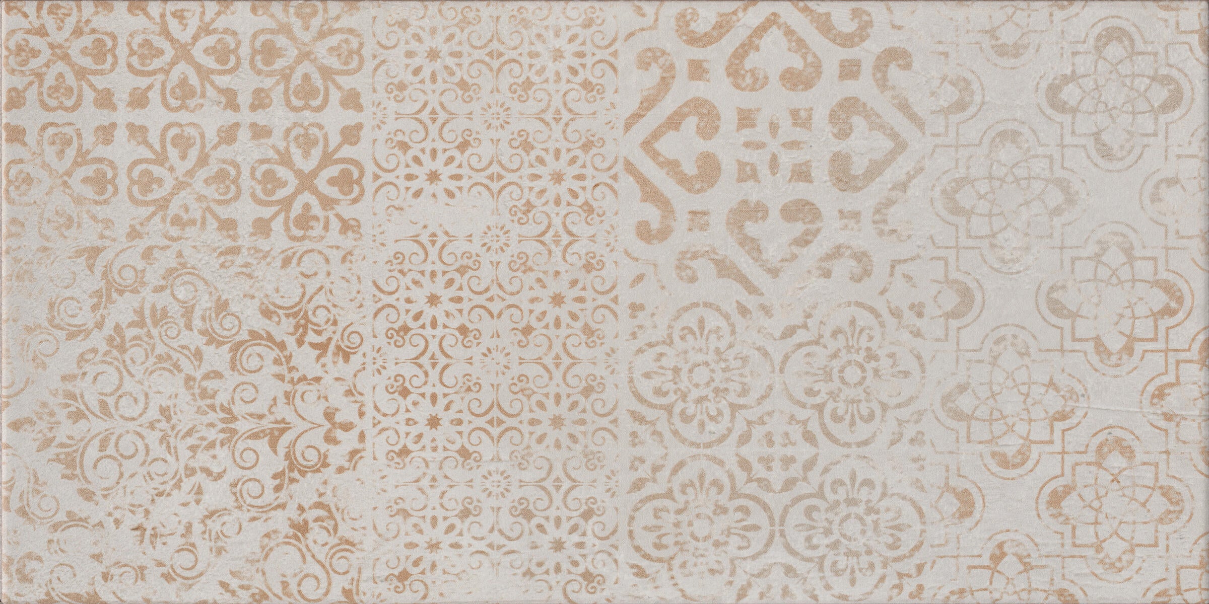 Piastrella da rivestimento interno in maiolica 26.1 x 52.2 cm smaltato beige decorato opaco Vegas traffico medio forte (pei 3/5) Sp. 6.4 mm 2.18 mq - 8